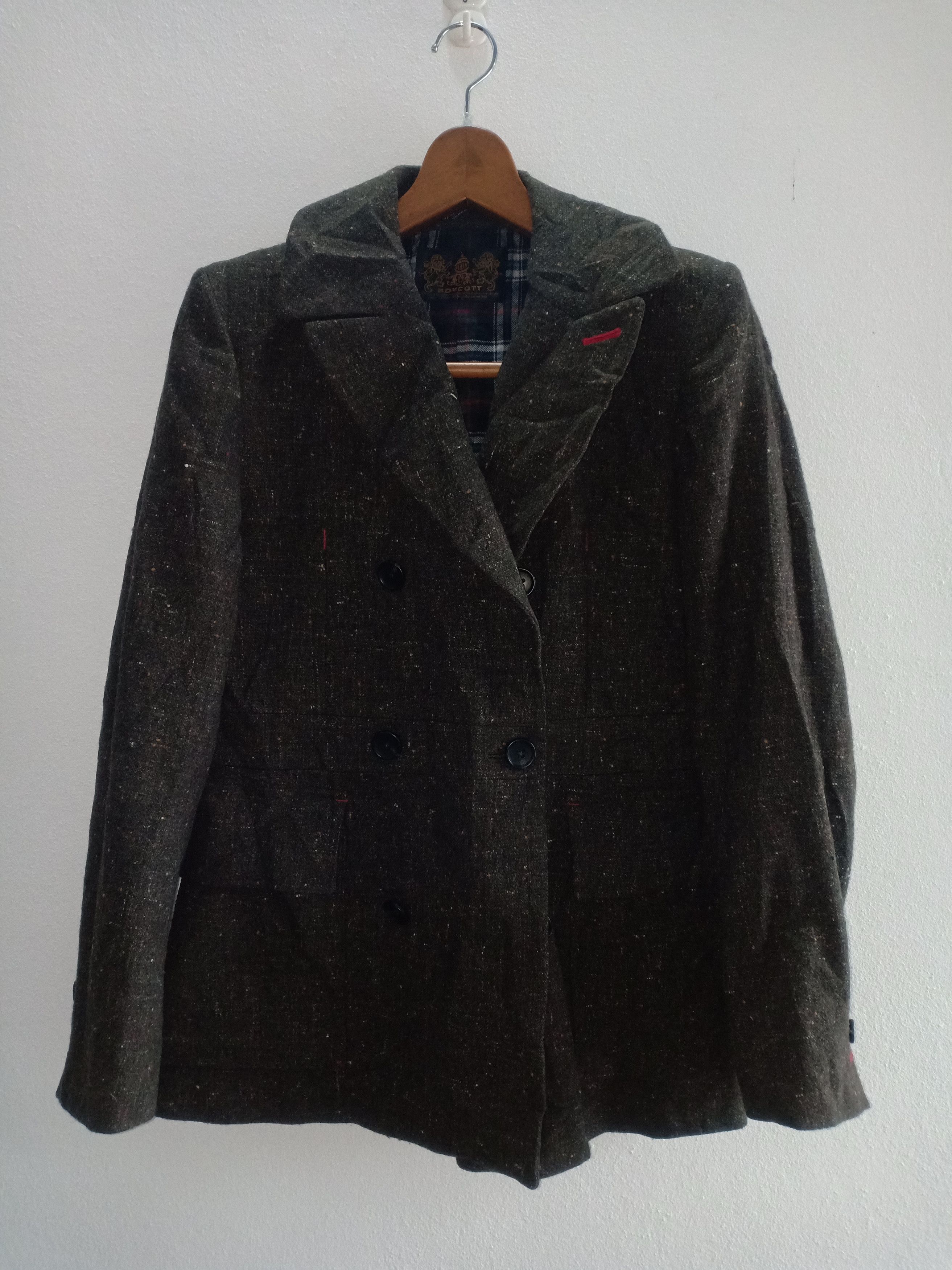 Boycott × Japanese Brand BOYCOTT shawl collar Size US S / EU 44-46 / 1 - 1 Thumbnail