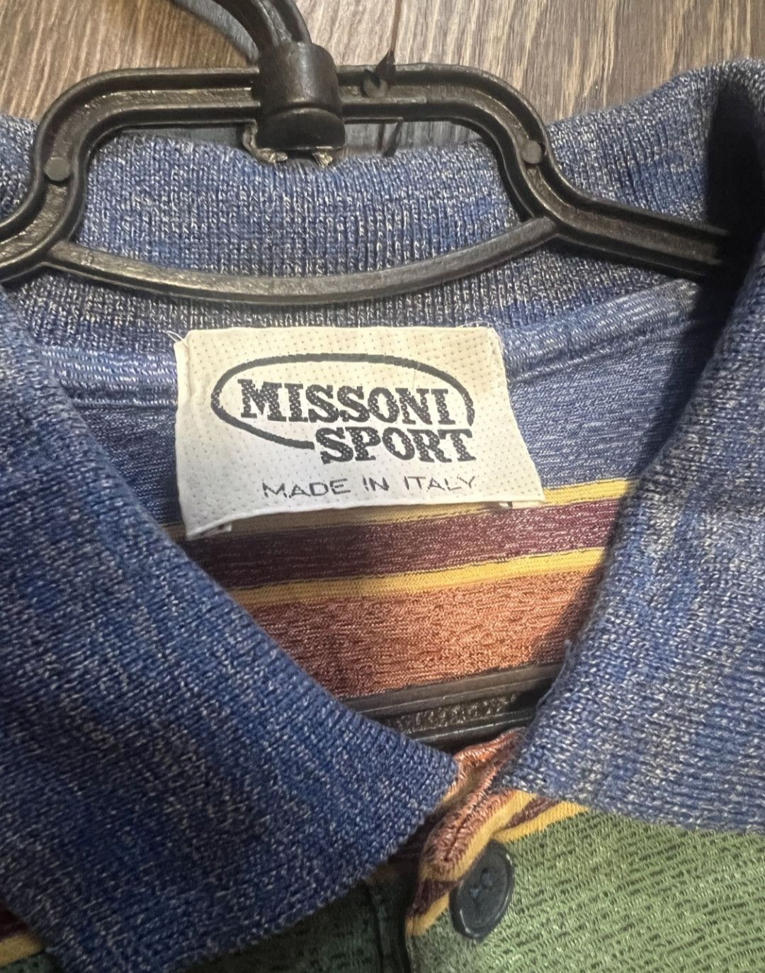 Missoni Vintage Missoni Sport Stripe Polo t-shirt Size US M / EU 48-50 / 2 - 5 Thumbnail