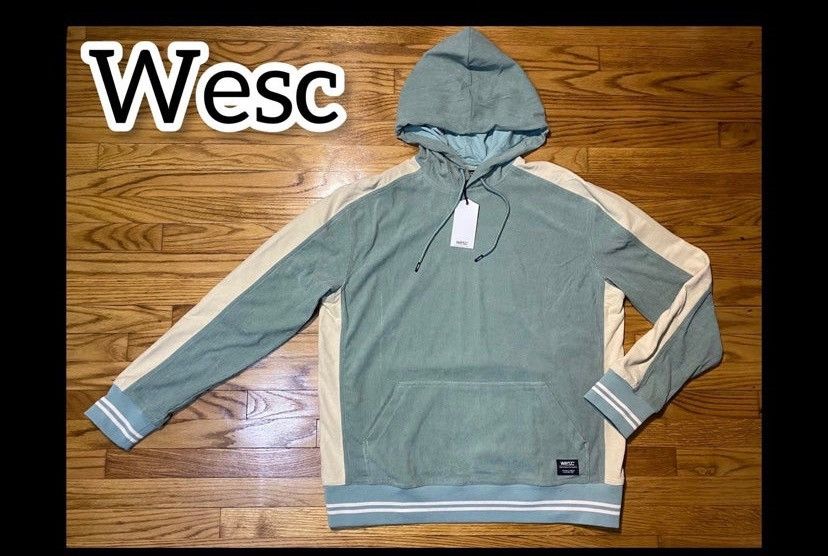 WeSC Wesc Massive Paneled Corduroy Hoodie Men’s Sz XL New! Size US XL / EU 56 / 4 - 1 Thumbnail