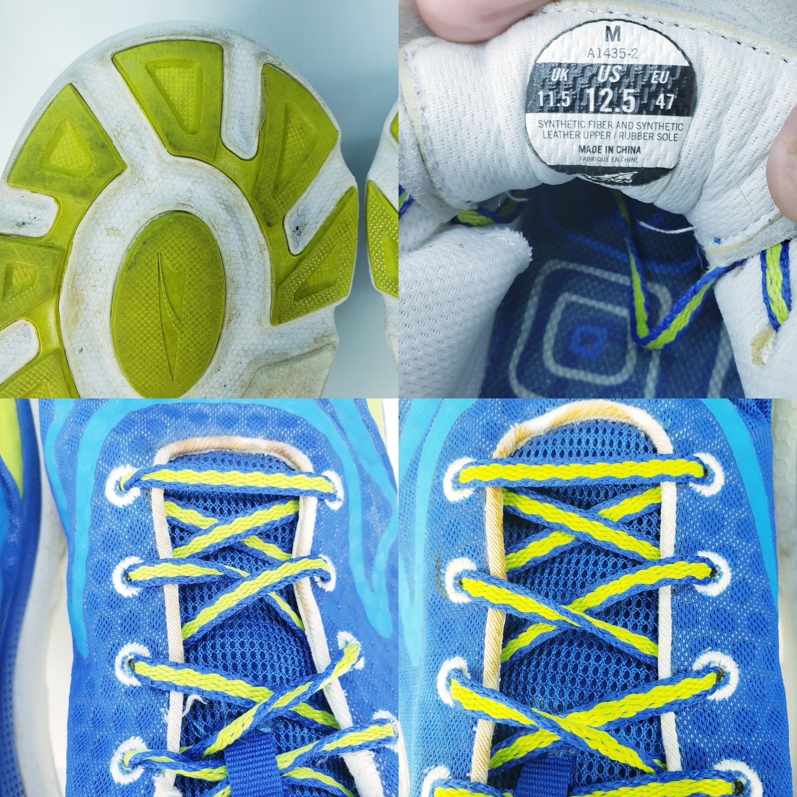 Altra ALTRA PARADIGM NRS Sneakers Running Training Men Sz 12.5 Blue Lime Size US 12 / EU 45 - 10 Thumbnail