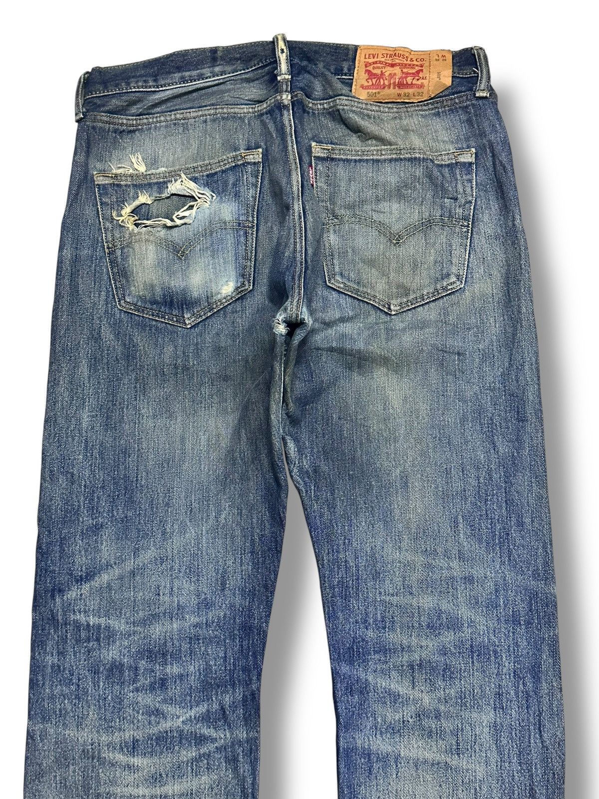 Levi's Levis Straus & Co Straight Loose Style With Faded Wash Size US 33 - 5 Thumbnail
