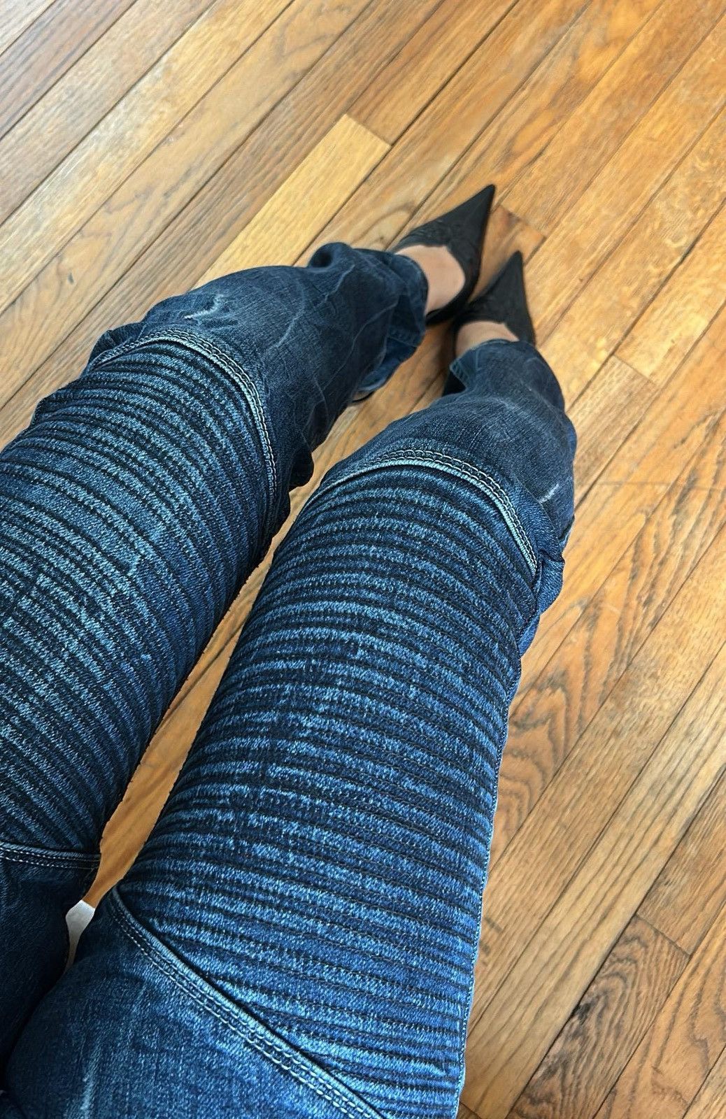 Y2K Diesel Moto Mid Rise Denim Jeans