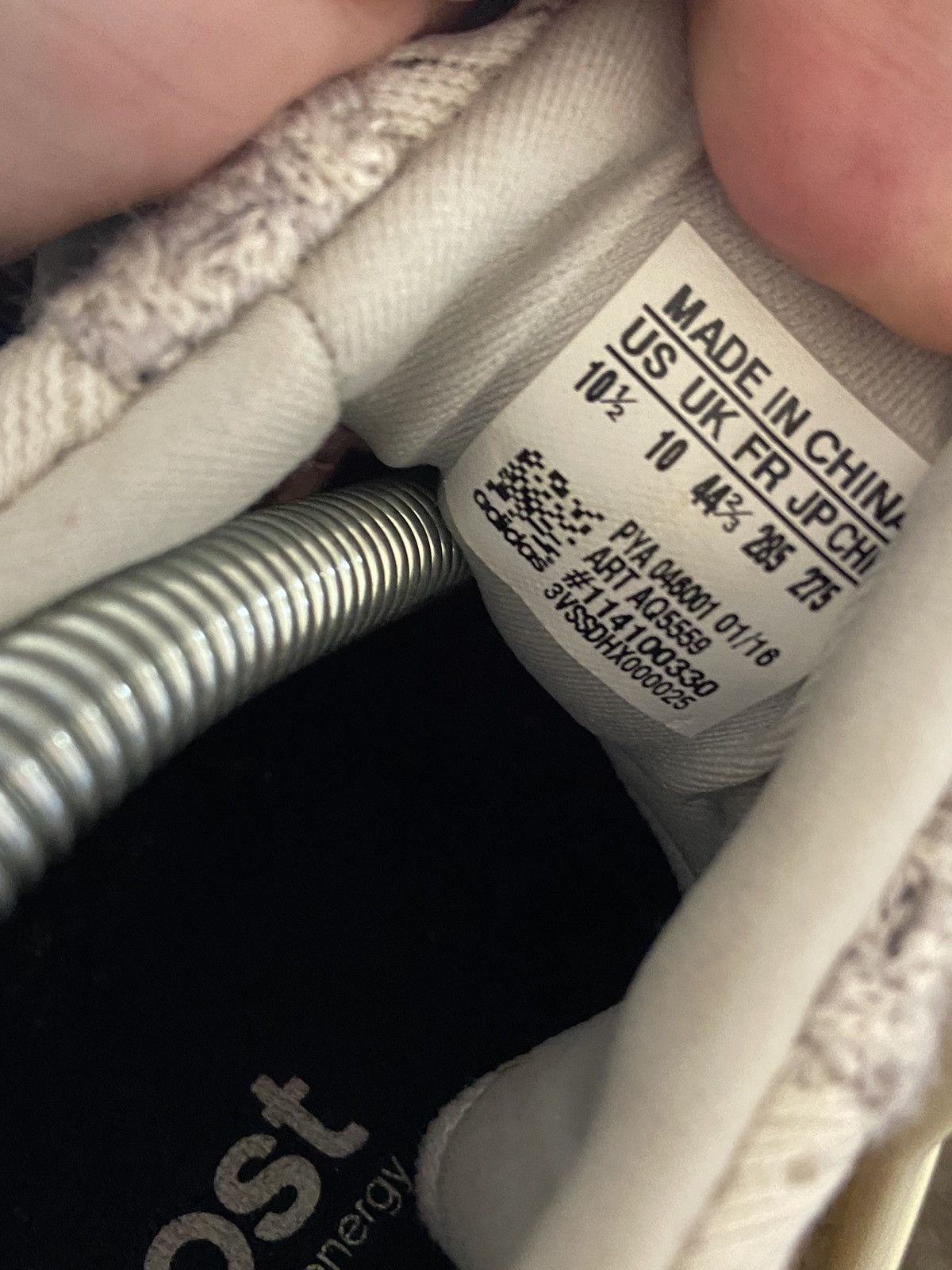 2015 ADIDAS ULTRA BOOST LTD 1.0 CREAM TALK CHALK OFF -  conticontadores.com.br