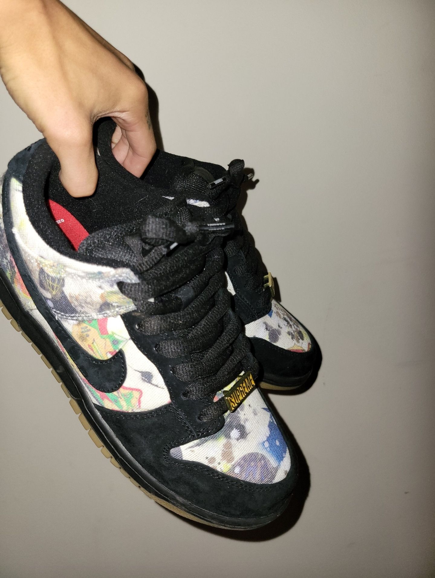 Nike × Supreme Supreme x Nike Dunk Low "Rammellzee" Size US 8 / EU 41 - 3 Thumbnail