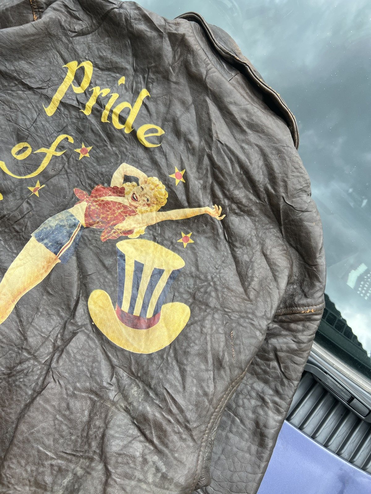 Avirex 80s Type A-2 pin-up Leather Jacket Size US S / EU 44-46 / 1 - 10 Thumbnail