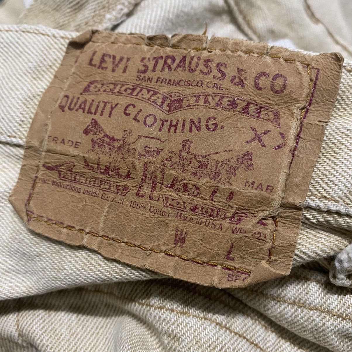 Levi's Vintage Levis 501 Fade Brown Jeans Size US 30 / EU 46 - 19 Thumbnail