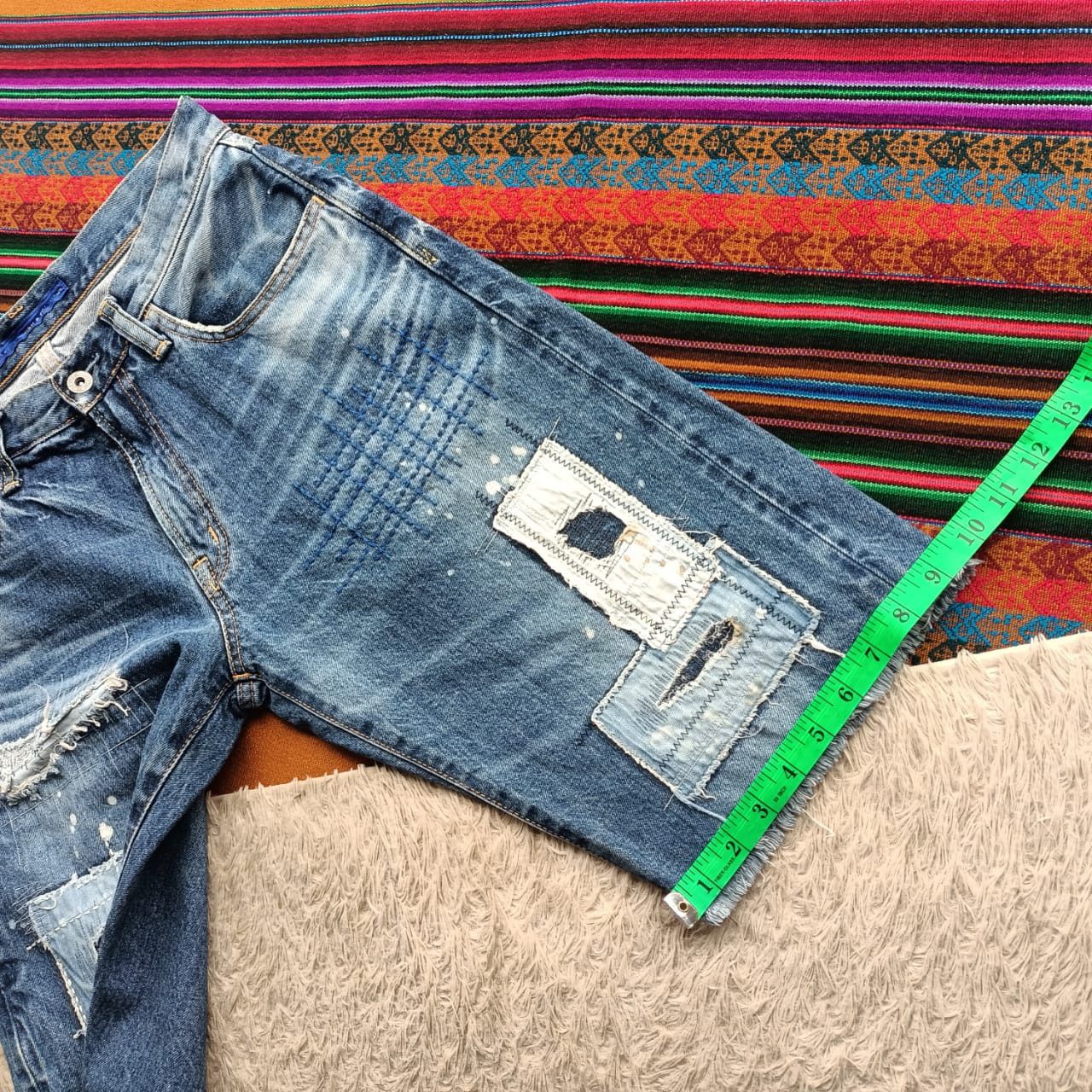 Fragment Design × Vanquish Denim by Vanquish fragment design patchwork selvedge Size US 30 / EU 46 - 18 Thumbnail