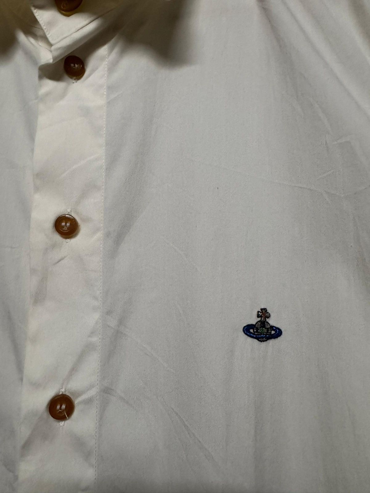 Vivienne Westwood Vivienne Westwood Man Embroidery Orb L/S Shirt Button Ups Size US M / EU 48-50 / 2 - 14 Thumbnail