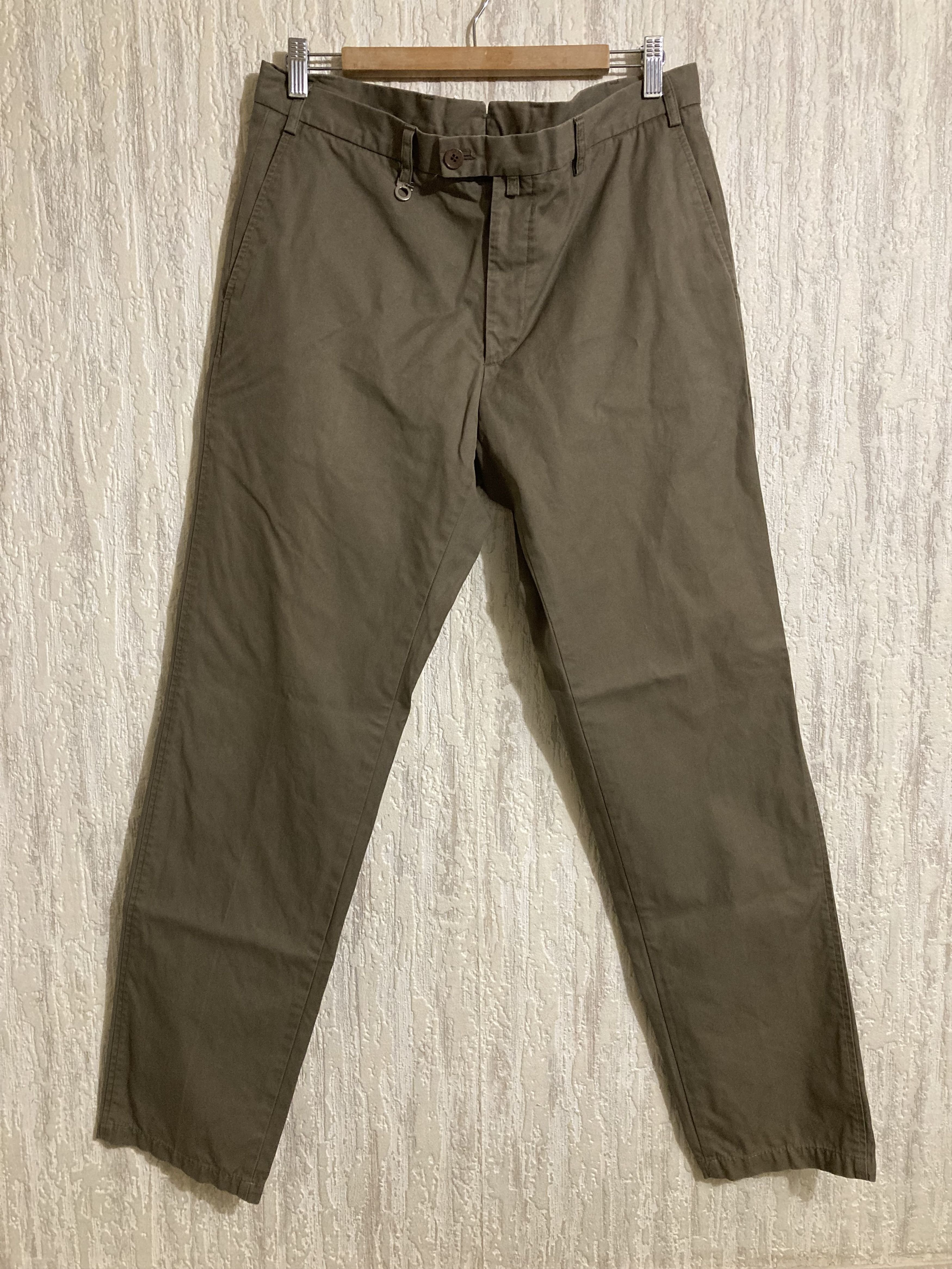 Salvatore Ferragamo Vtg.Salvatore Ferragamo Cotton Tapered Fit Chinos Pants Size US 34 / EU 50 - 3 Thumbnail