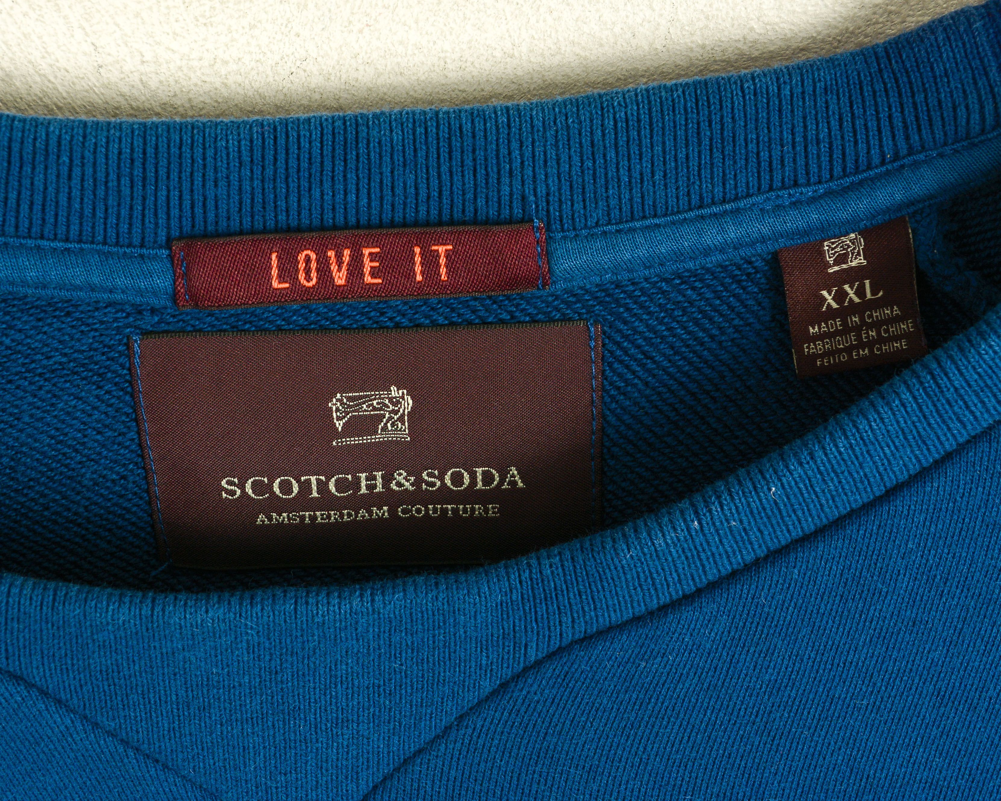 Scotch & Soda Love It Men 2XL Sweatshirt Pullover Sweater Jumper Casual Size US XXL / EU 58 / 5 - 3 Thumbnail