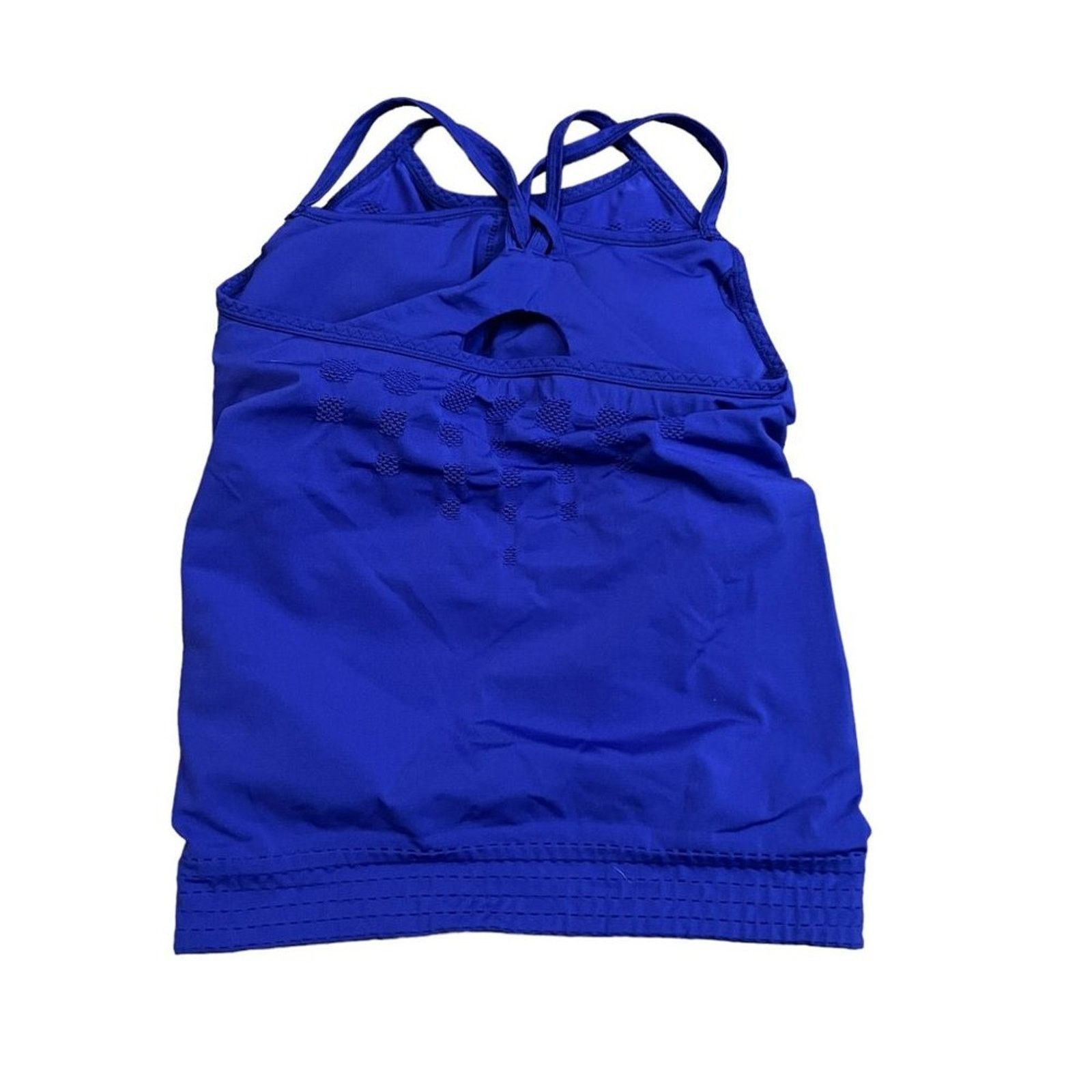 Athleta Athleta Namaste Support Top Mesh Womens Medium Periwinkle Size M / US 6-8 / IT 42-44 - 4 Thumbnail