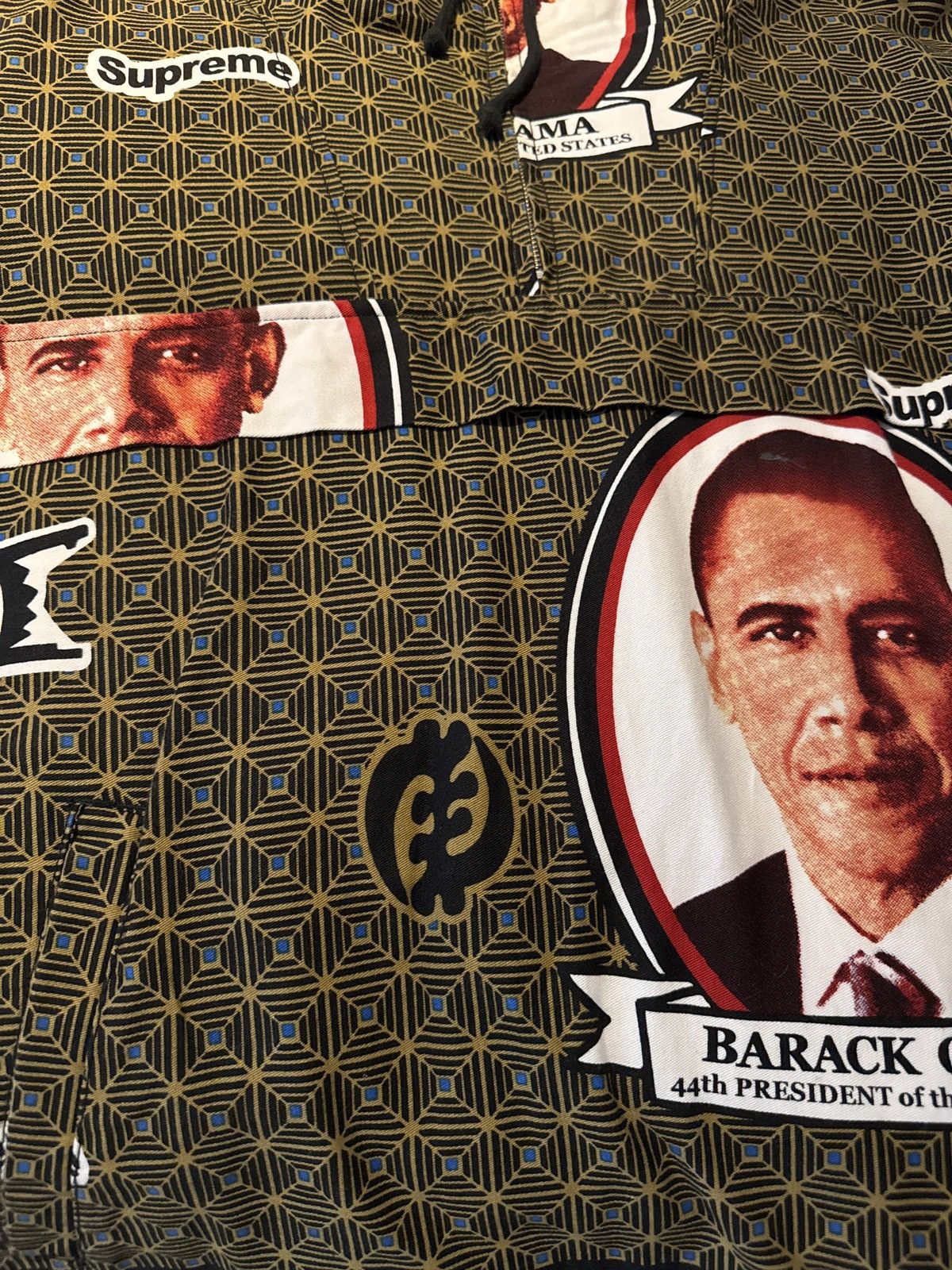 Supreme Supreme Obama Anorak Green Size US L / EU 52-54 / 3 - 7 Thumbnail