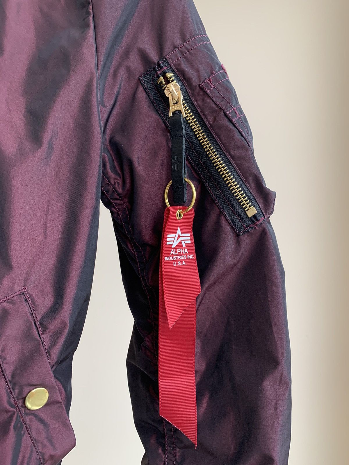 Alpha Industries Alpha Industries MA-1 Slim Fit VF PM Iridium Bomber Jacket Size XS / US 0-2 / IT 36-38 - 16 Thumbnail