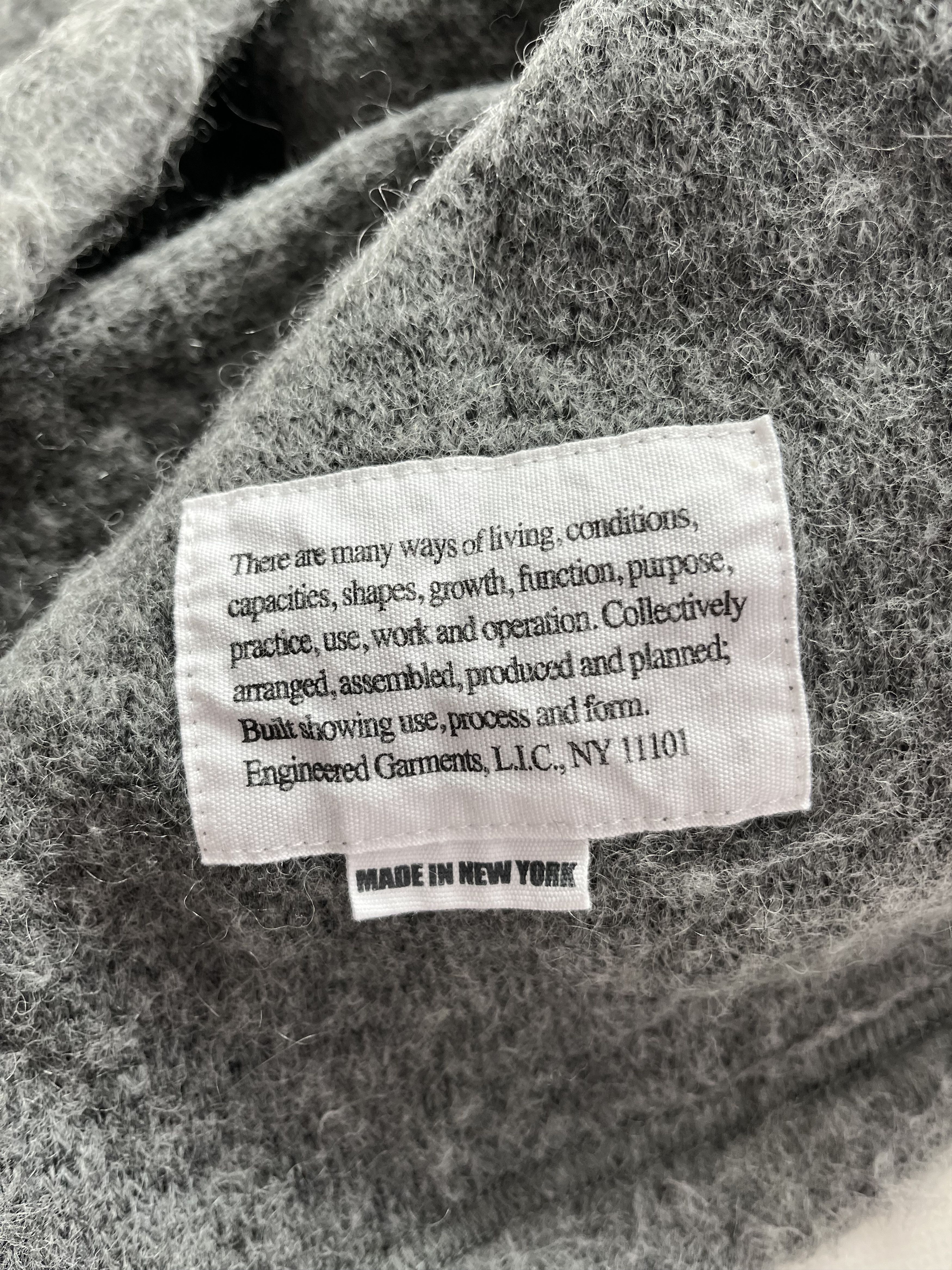 Engineered Garments Engineered Garments wool hoodie Size US S / EU 44-46 / 1 - 11 Thumbnail
