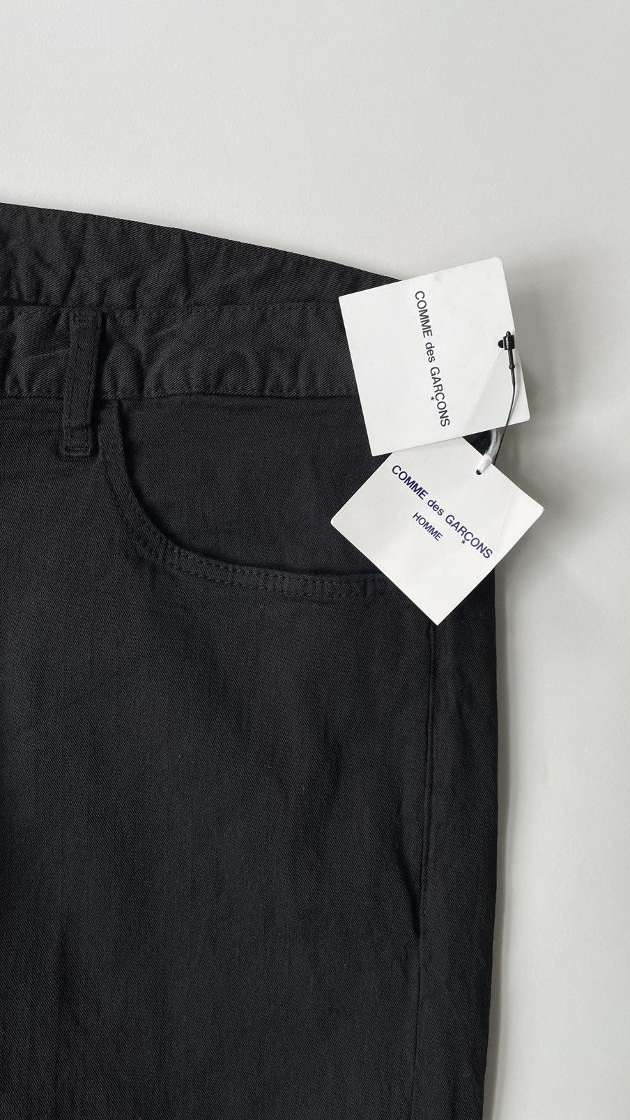 Comme des Garcons A/W 05 Black Tech Twill Trousers Size US 36 / EU 52 - 7 Thumbnail