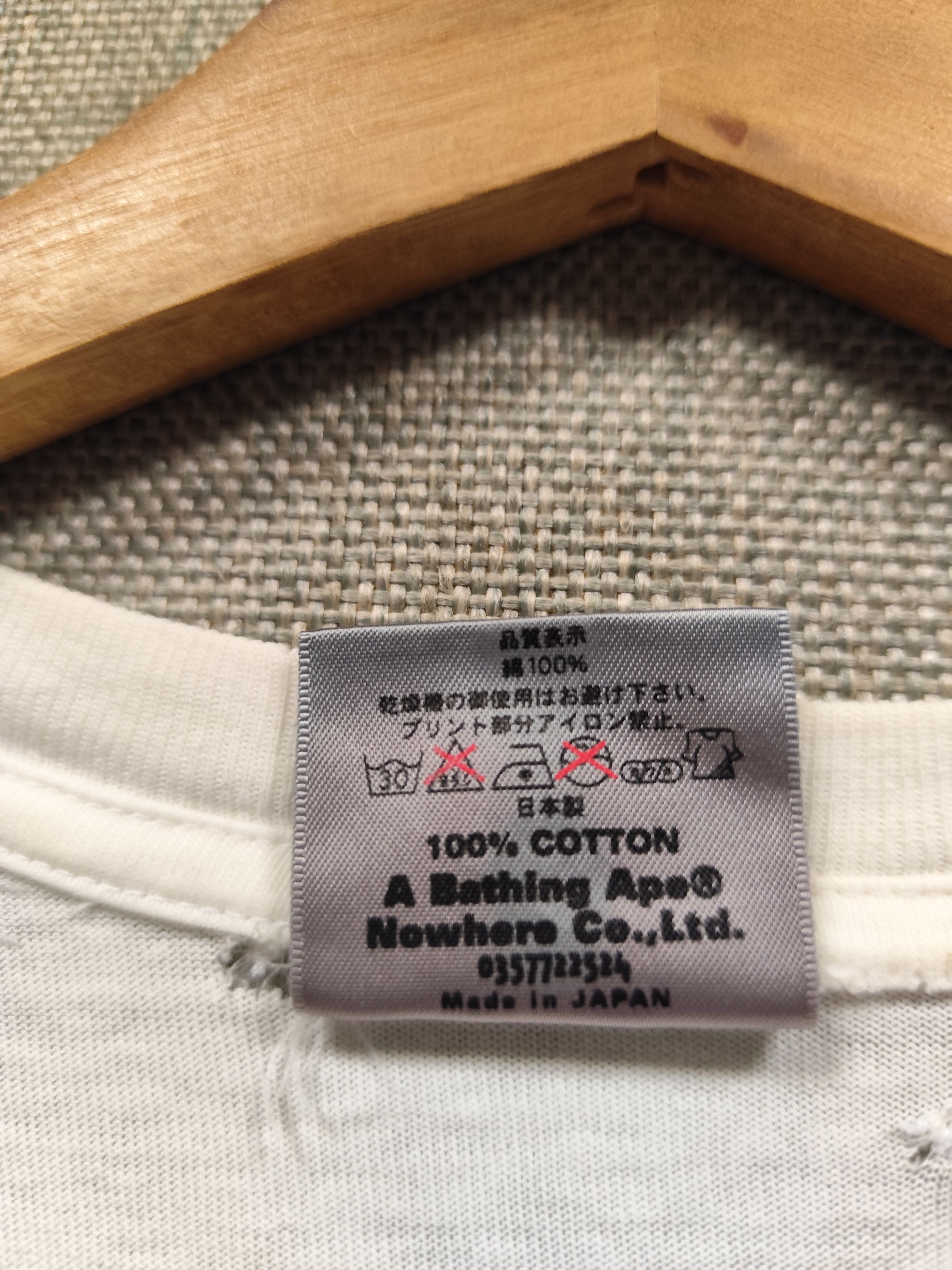 Bape Vintage t shirt bape spell out made in japan Size US M / EU 48-50 / 2 - 6 Thumbnail