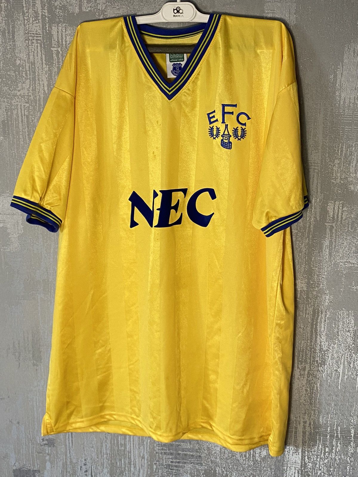 Umbro Vintage Everton Score Draw Soccer Jersey NEC Hype jersey Size US XXL / EU 58 / 5 - 1 Thumbnail