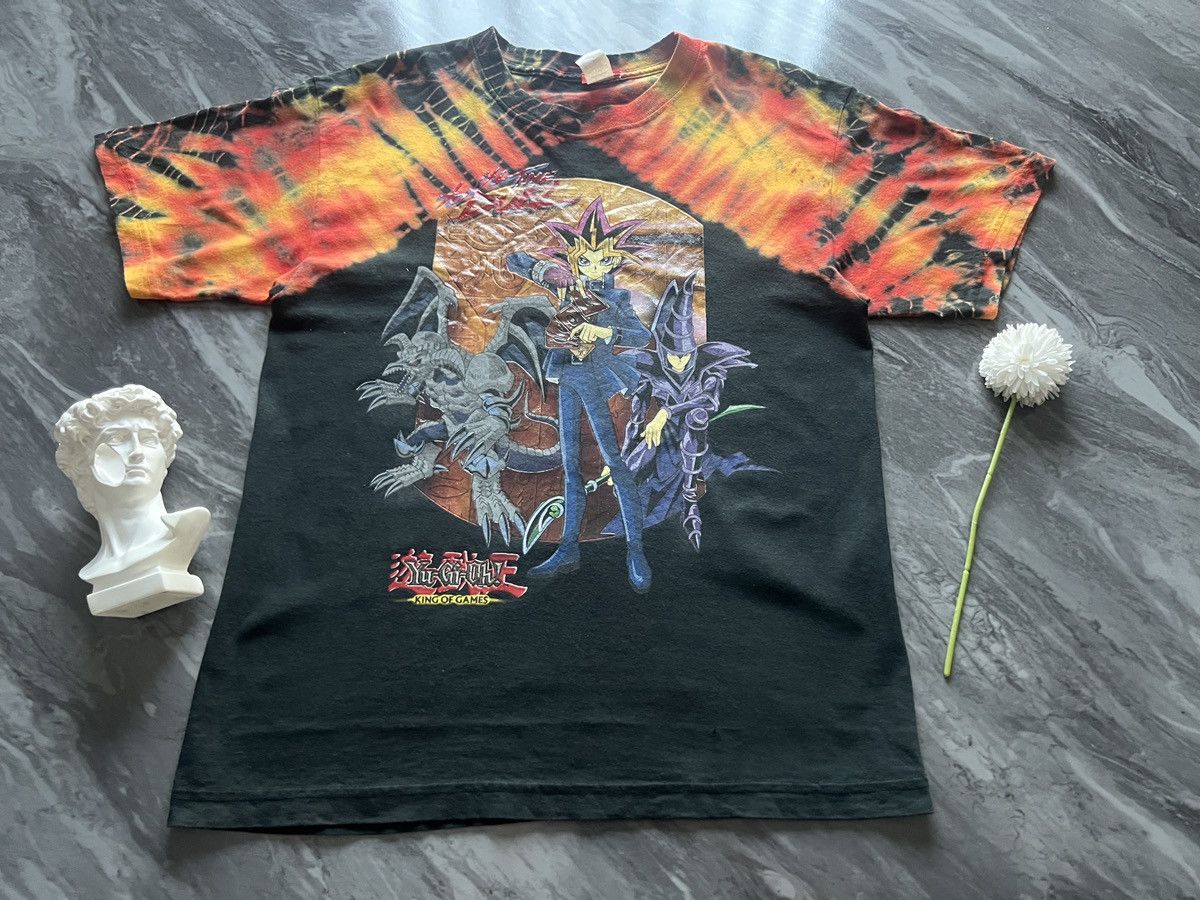 Anime Yu Gi Oh : Anime Tie Dye Orange Black Magic 1996 Size US M / EU 48-50 / 2 - 3 Thumbnail