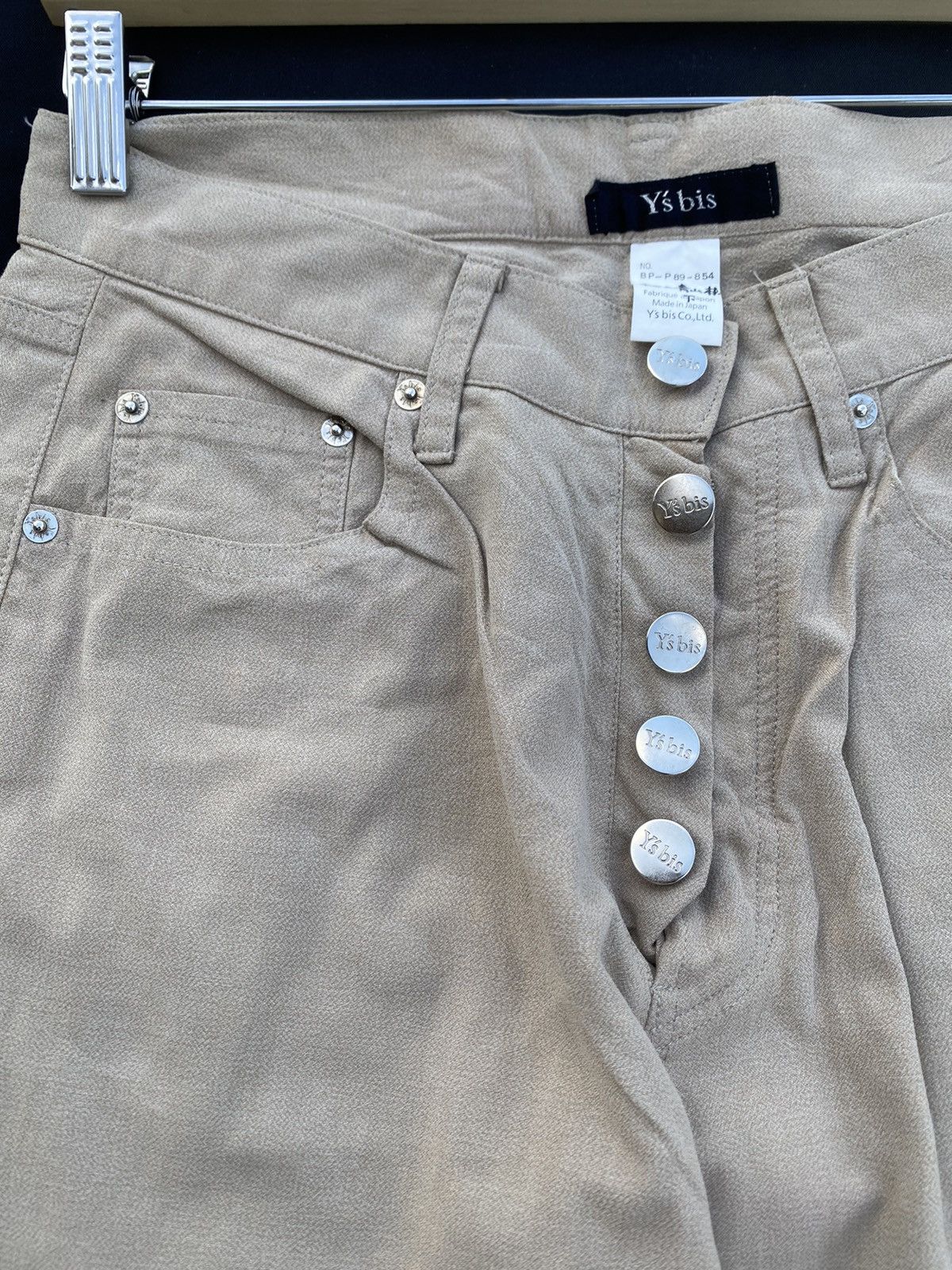 Yohji Yamamoto Rare Yohji Yamamoto Y’s Khaki Slack Pants Size US 28 / EU 44 - 13 Thumbnail