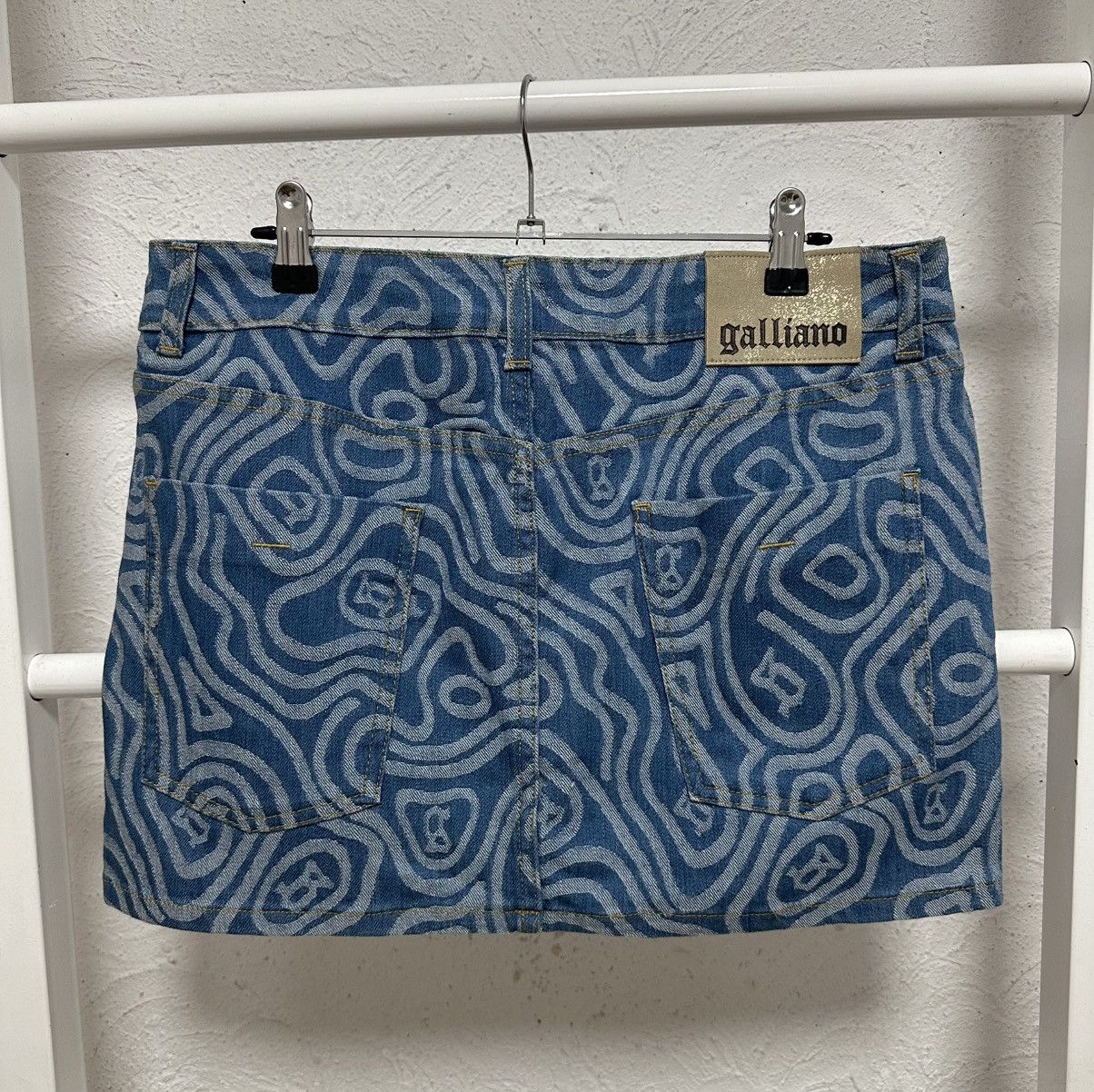 John Galliano Galliano Mini Skirt Size L Made in Italy Avant Garde Size 30" / US 8 / IT 44 - 4 Thumbnail