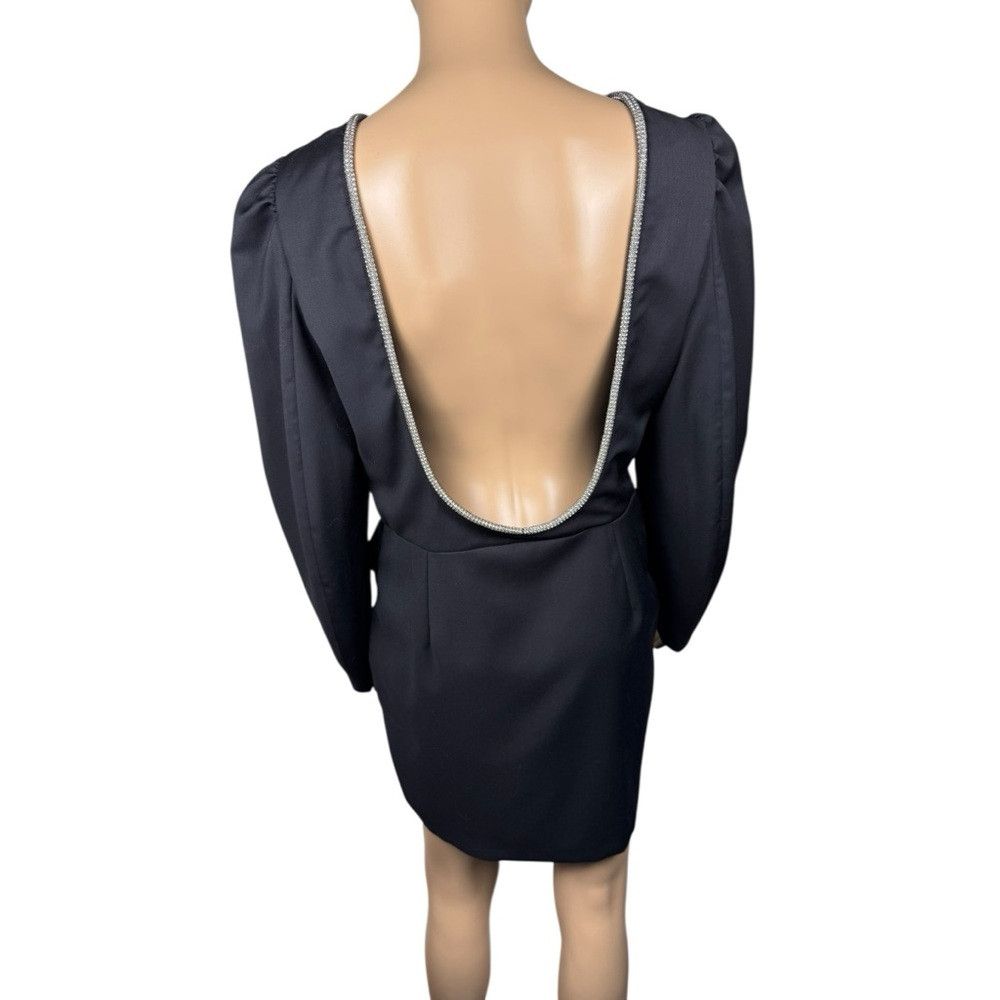 ba&sh NWT New $530 BA&SH Miroir Wool Mini Black Dress Size 3 US 8 Size M / US 6-8 / IT 42-44 - 4 Thumbnail
