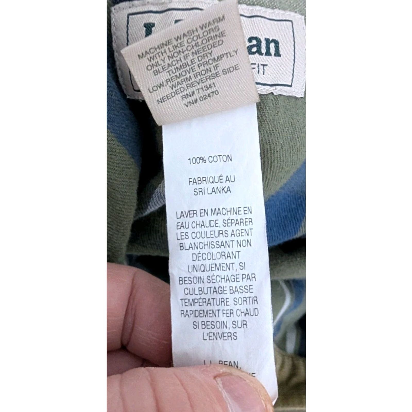 Vintage L.L. Bean Pants Corduroy Flannel Lined 40 x 30 Mens Regular Straight Beige Workwear Chino 5-Pocket Zipper Vintage No EUC Size US 40 / EU 56 - 4 Thumbnail