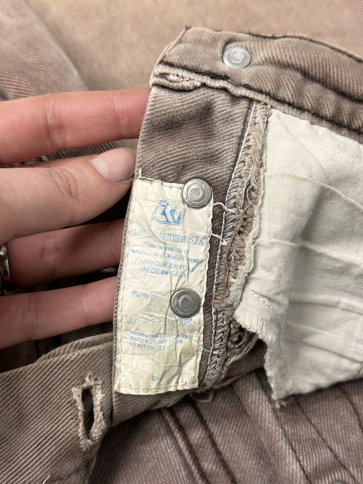 Versace Medusa Versace Original Fit Brown Jeans Style Vintage Pants Size US 31 - 10 Thumbnail