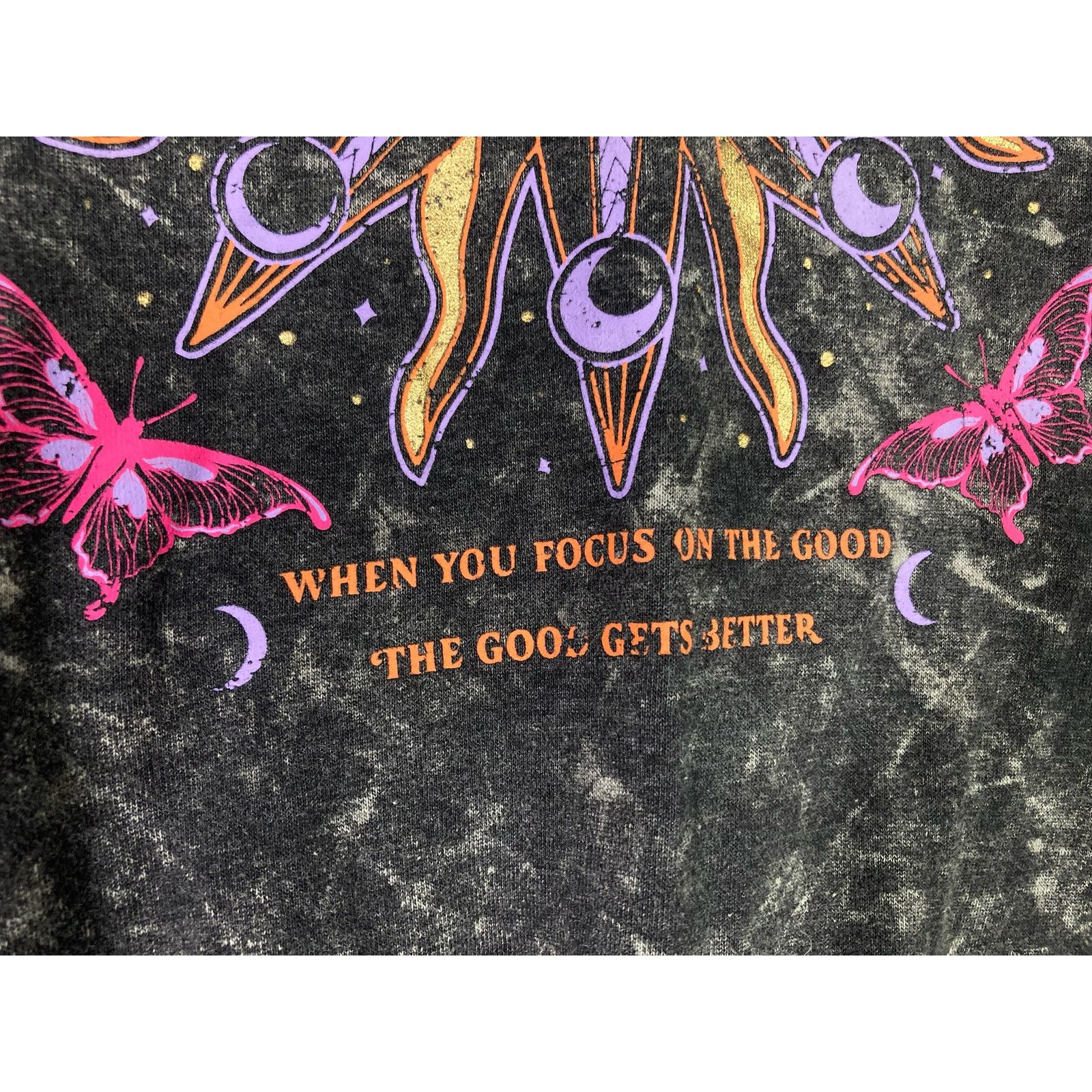 Other Cosmic Vibes Pullover Women's M Gray Sweater Shirt Casual Size M / US 6-8 / IT 42-44 - 8 Thumbnail