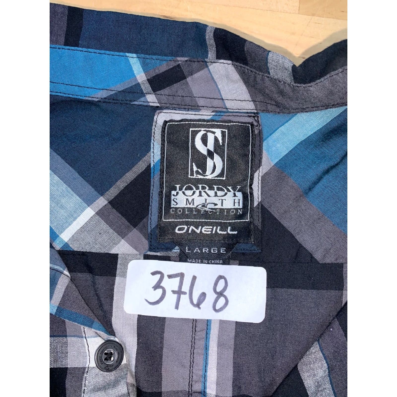 O'Neill O'Neill Jordy Smith Series Men Plaid Long Sleeve Button-Up Casual L Multicolor Shirt Size US L / EU 52-54 / 3 - 4 Thumbnail