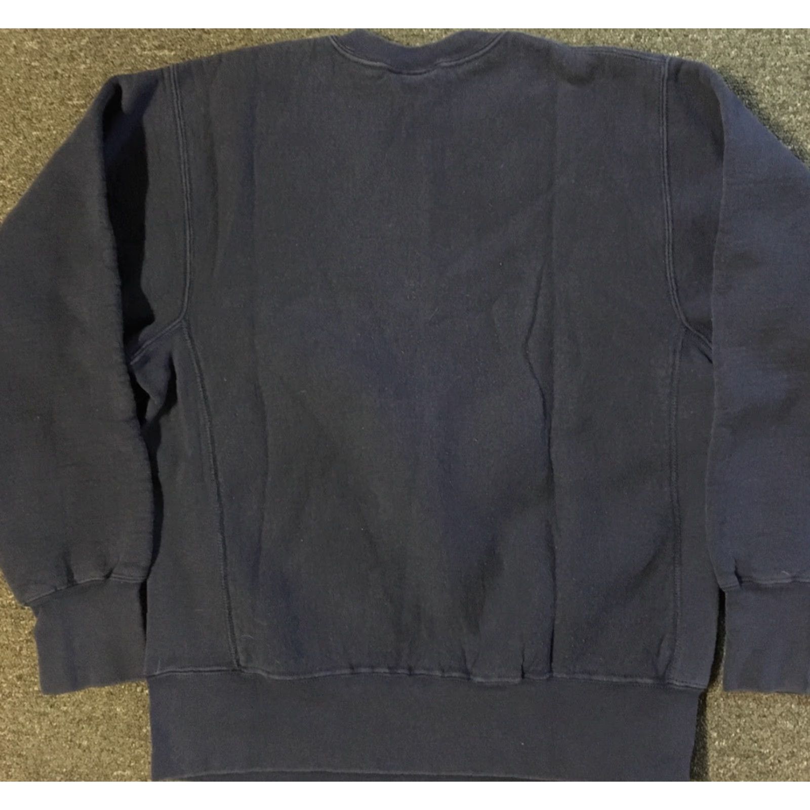 Lee VINTAGE Lee Sweatshirt L Navy Blue Reversible Flat Candles 90s 80s USA Track & Field Grunge PULLOVER Men Size US L / EU 52-54 / 3 - 4 Thumbnail