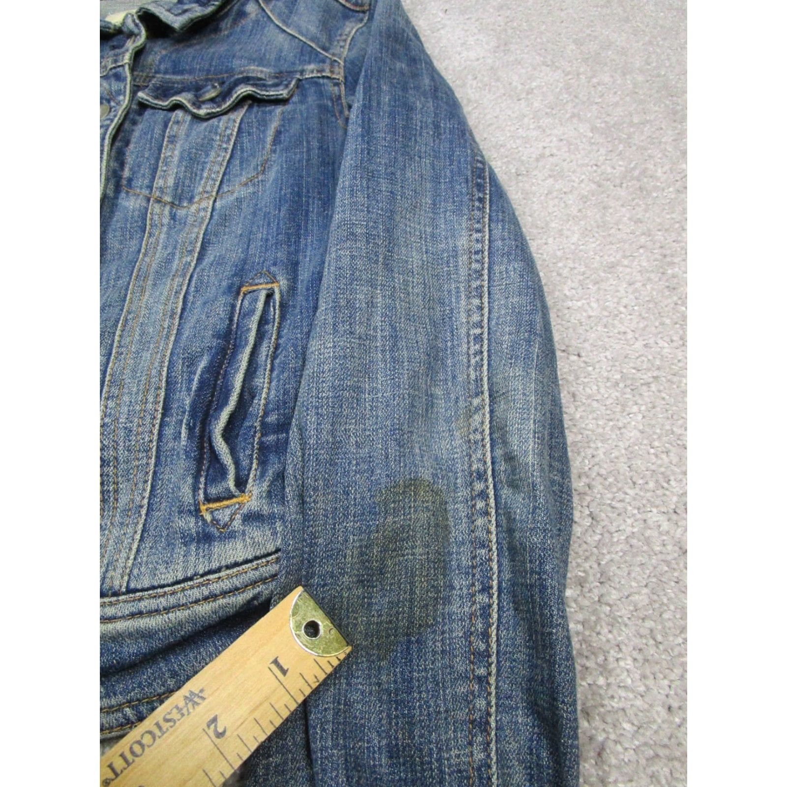 Vintage Pilcro Jacket Womens Small Blue Cotton Denim Jacket Casual Pockets Vintage No Size S / US 4 / IT 40 - 6 Thumbnail