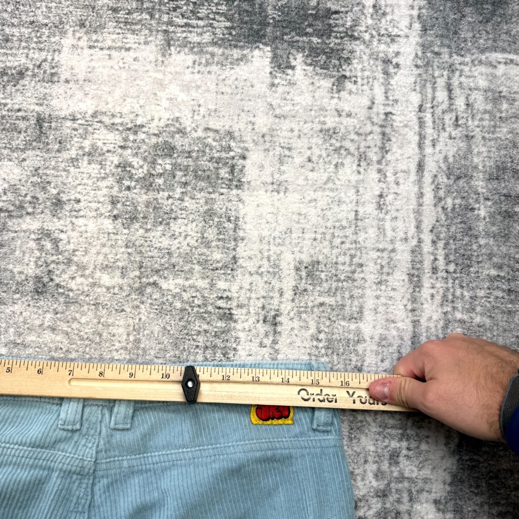 Empyre Empyre Relaxed Straight Pants 30x27 Blue Corduroy Size US 30 / EU 46 - 5 Thumbnail