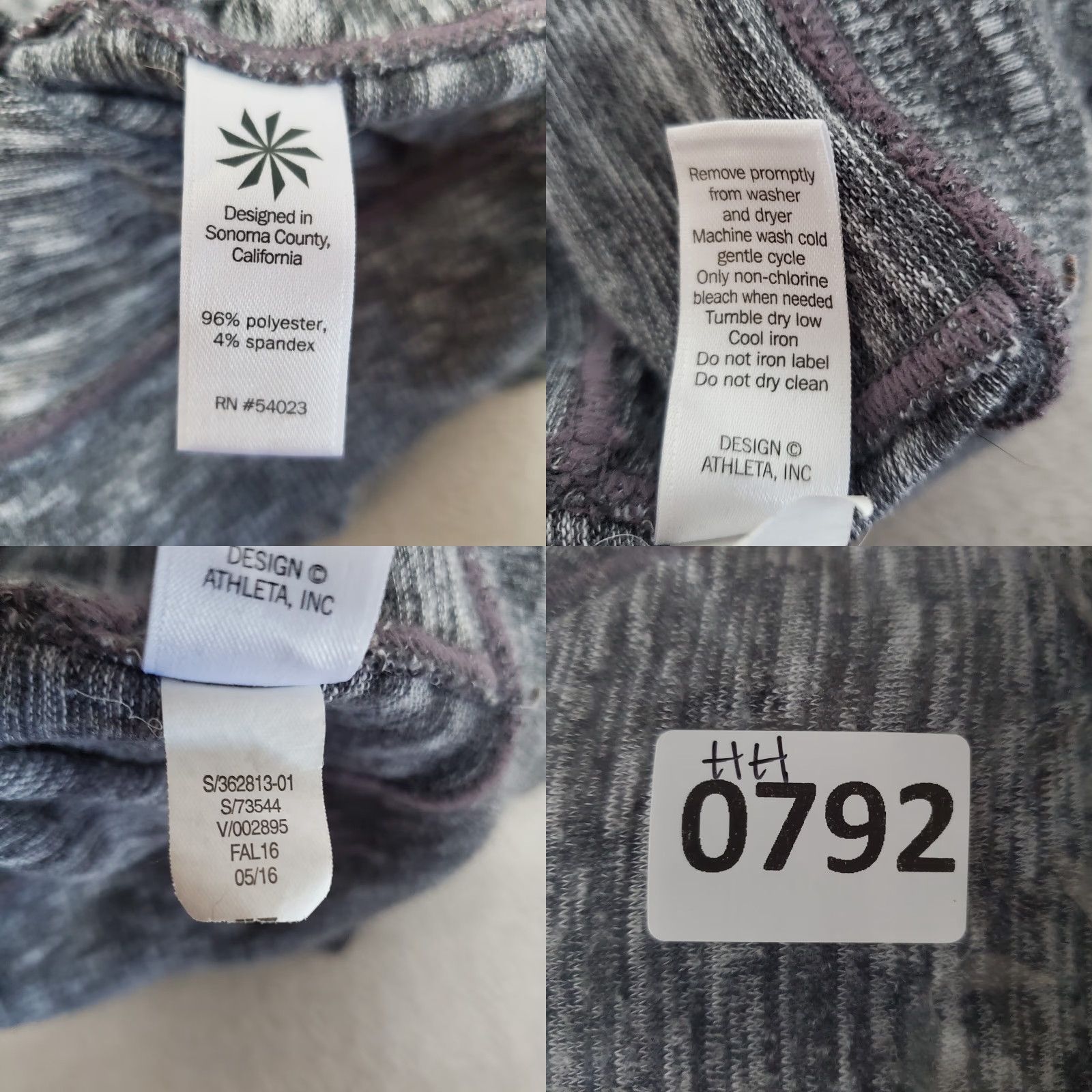 Athleta Athleta Sweatshirt Dress Womens M Gray Hooded Long Sleeve Stretch Casual Active Size M / US 6-8 / IT 42-44 - 9 Thumbnail