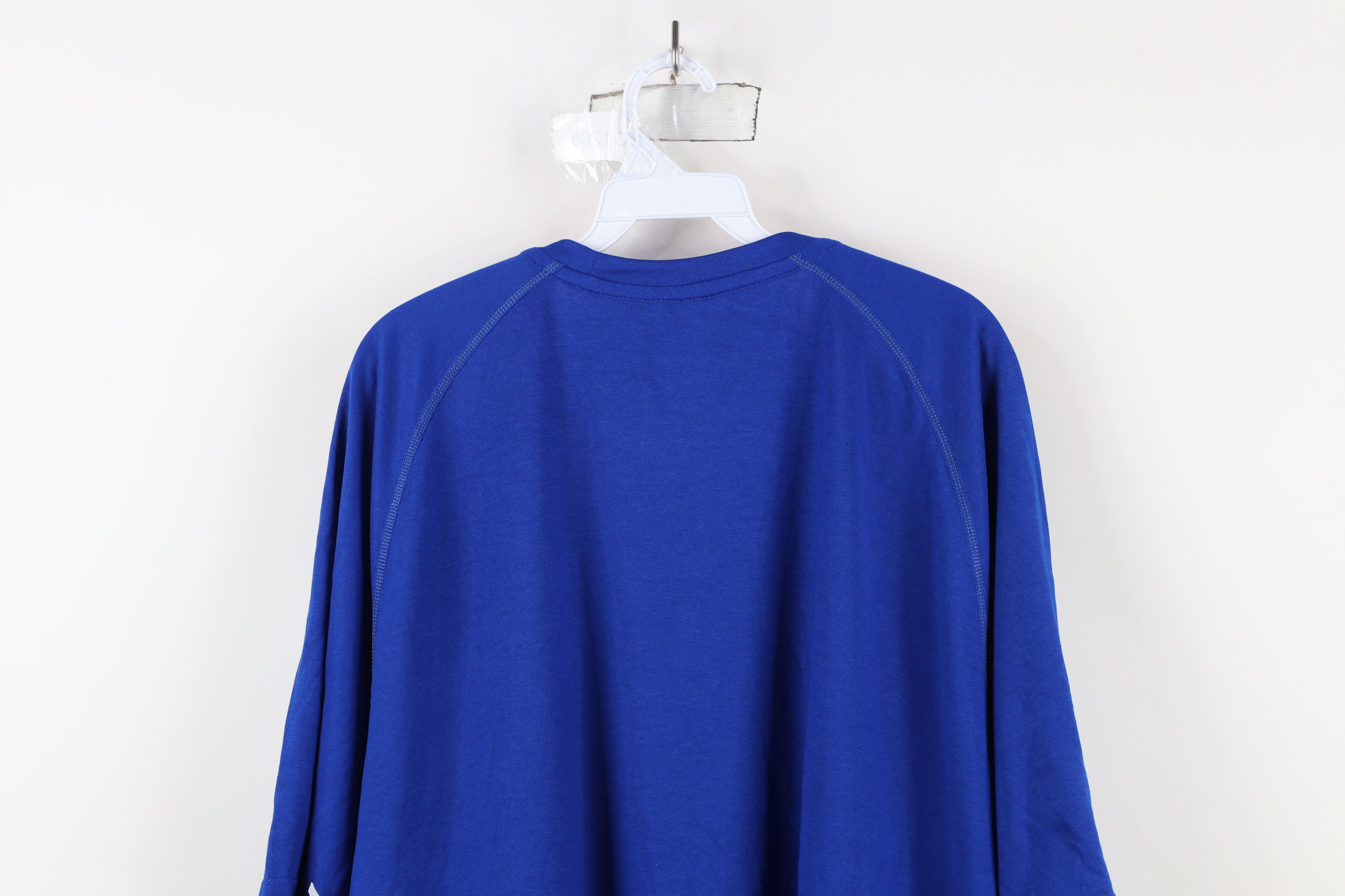 Adidas × Vintage New Adidas Spell Kansas University Basketball T-Shirt Blue Size US XXL / EU 58 / 5 - 12 Thumbnail