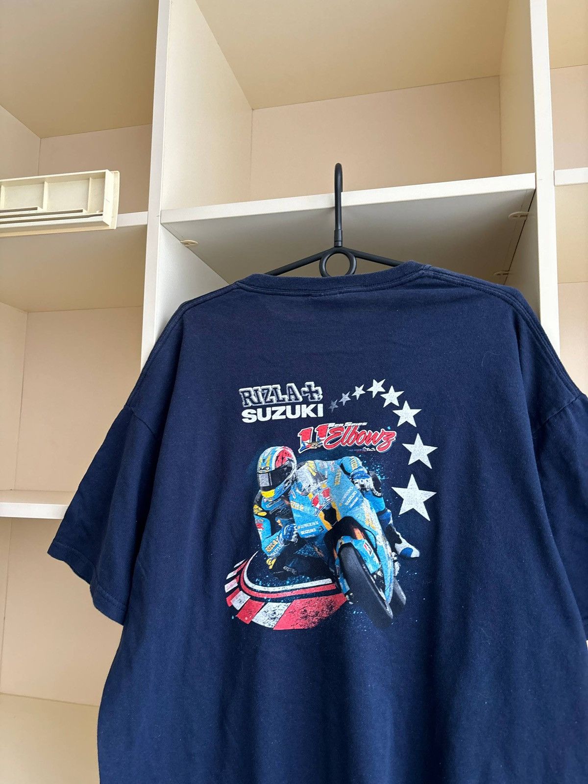 Japanese Brand Vintage Rizla Suzuki MotoGP Racing T-Shirt Ben Spies Size US XL / EU 56 / 4 - 3 Thumbnail