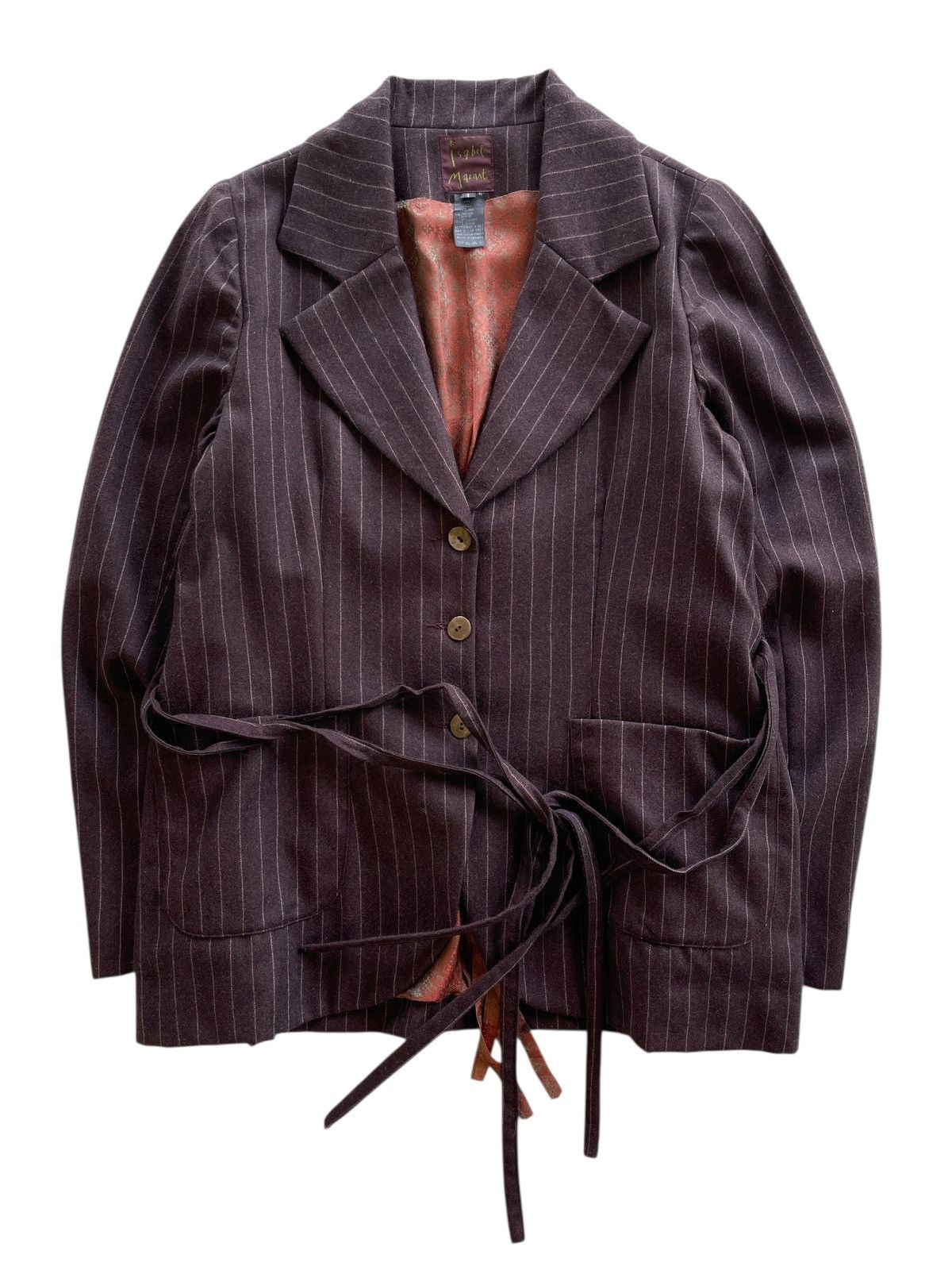 Isabel Marant Isabel Marant Pinstripe Coat Size S / US 4 / IT 40 - 1 Thumbnail