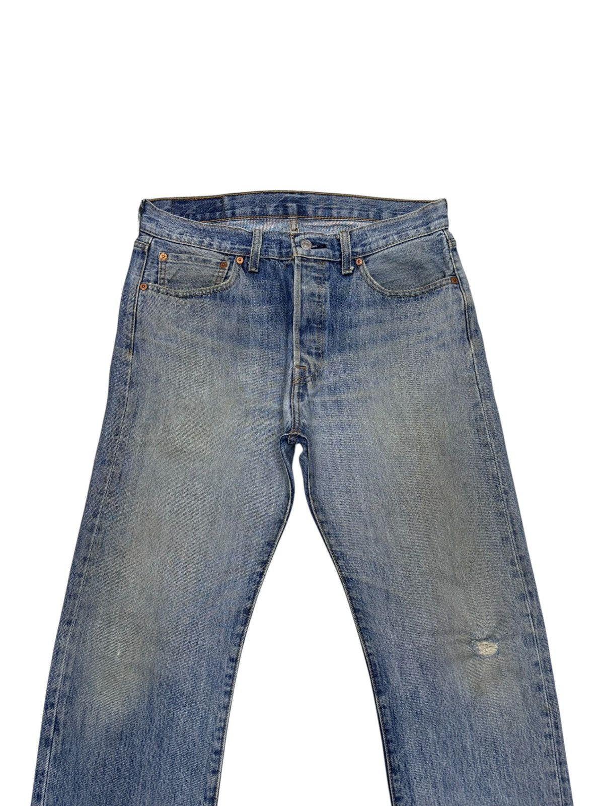Levi's × Undercover Vintage Levis 501 Kurt Cobain Distressed Denim Jeans Size US 33 - 5 Thumbnail