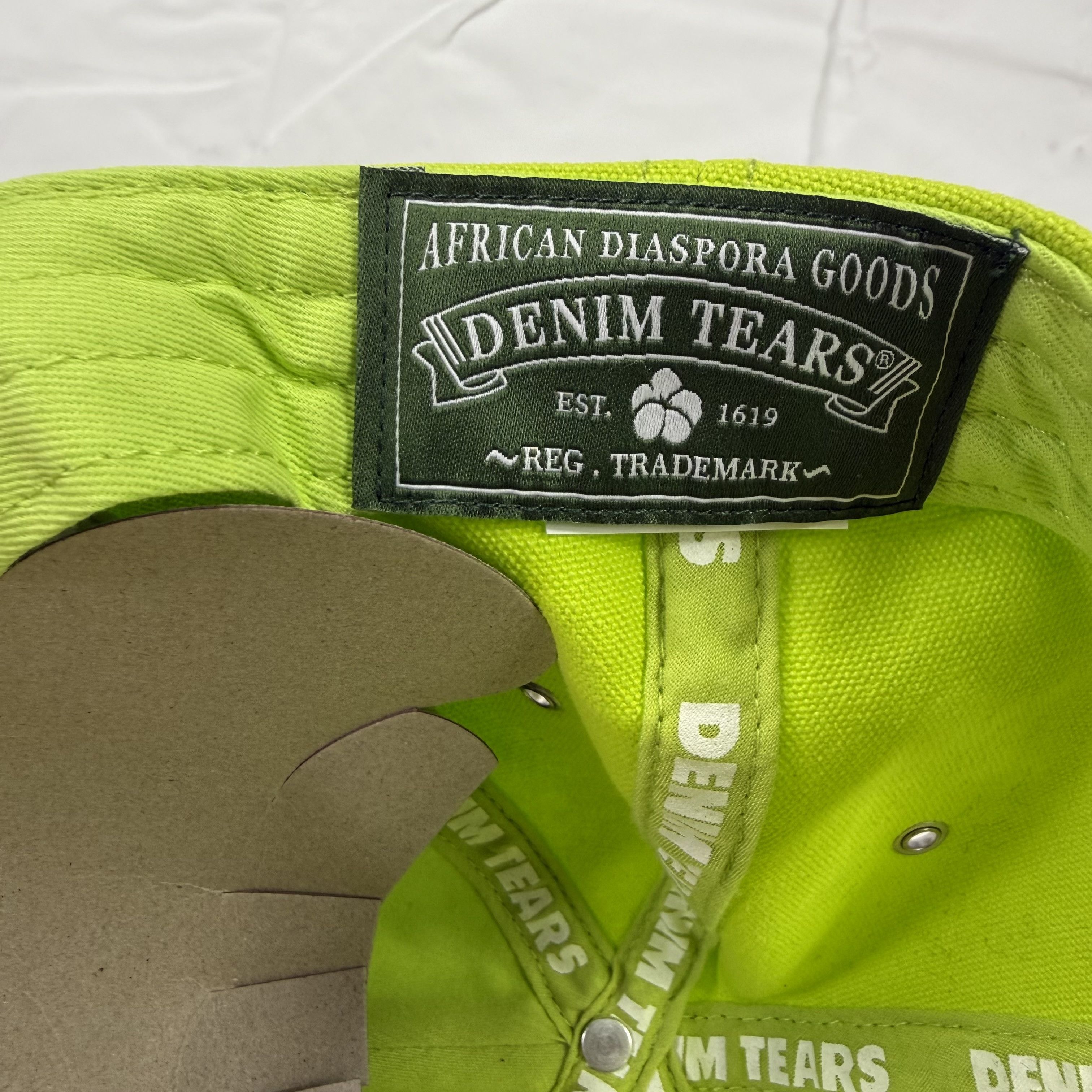 DENIM TEARS Denim Tears ADG Stamp Cap African Diaspora Goods Snapback Size ONE SIZE - 7 Thumbnail