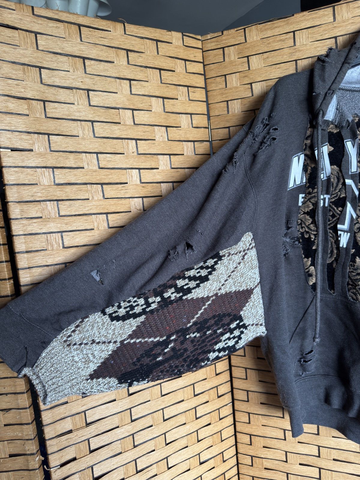 Other New York City Distressed Patchwork Hoodie Size US L / EU 52-54 / 3 - 5 Thumbnail