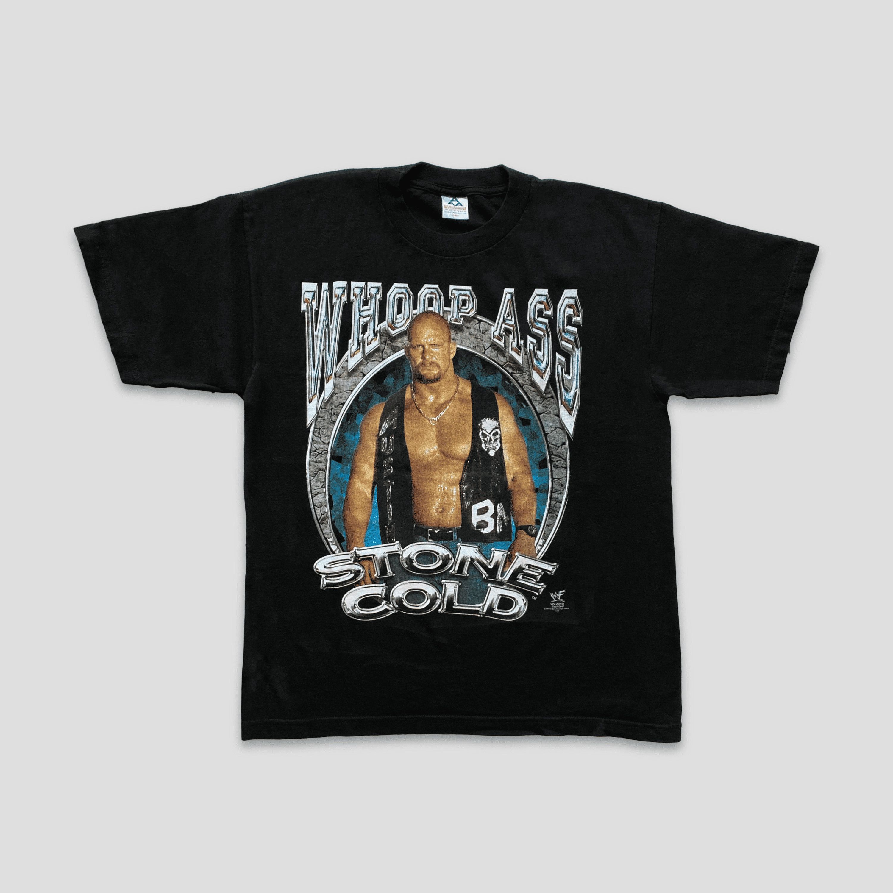 Vintage × WWF Vintage 1998 WWF Stone Cold Professional Ass Kicker T-Shirt Size US L / EU 52-54 / 3 - 1 Thumbnail