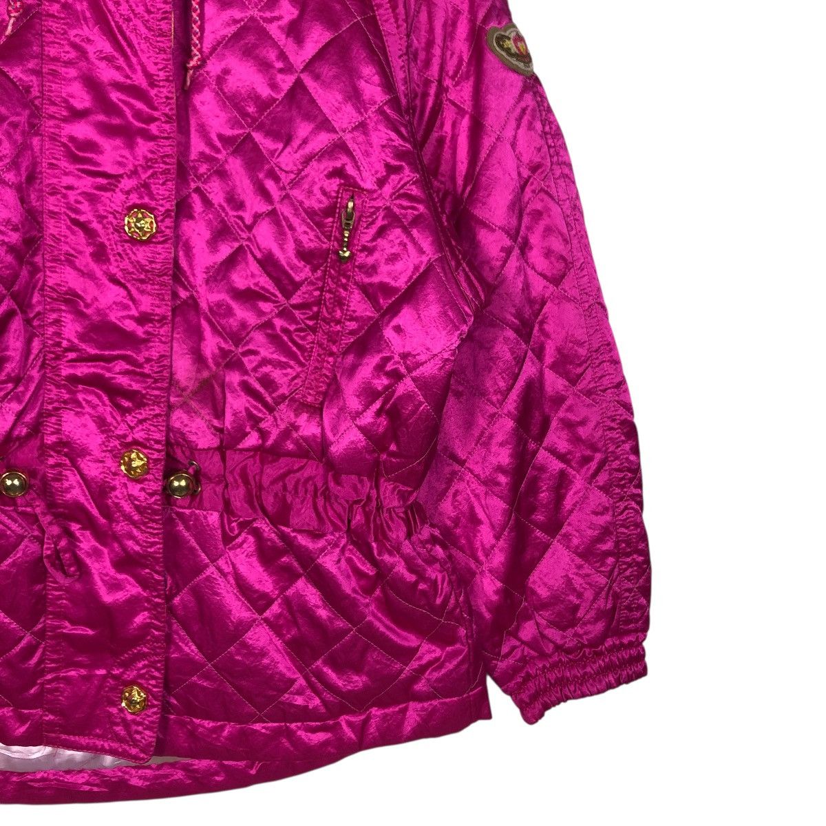 Japanese Brand 🔥VINTAGE SKI JACKET ELLESSE ITALY MINK FUR HOODIE Size L / US 10 / IT 46 - 7 Thumbnail