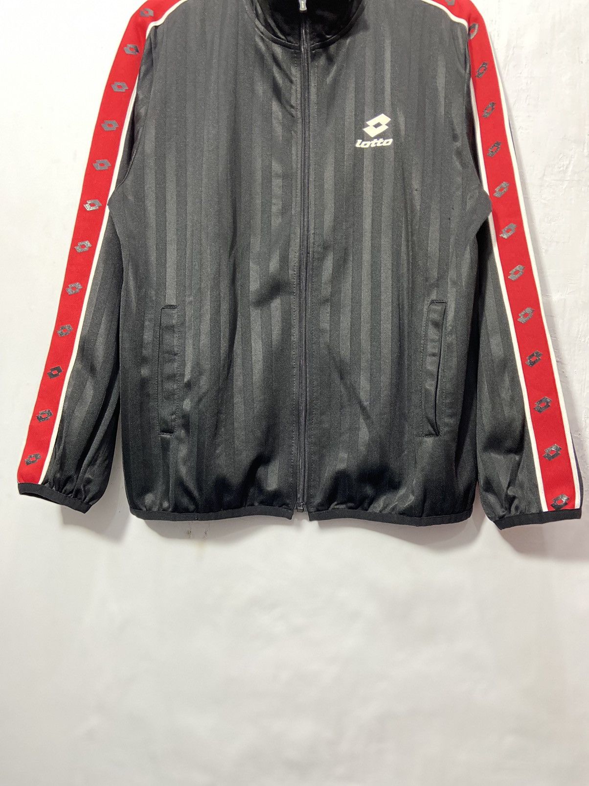 Lotto Sport Vintage Lotto Italian Sport Design Taped Track Jacket Size US XL / EU 56 / 4 - 3 Thumbnail