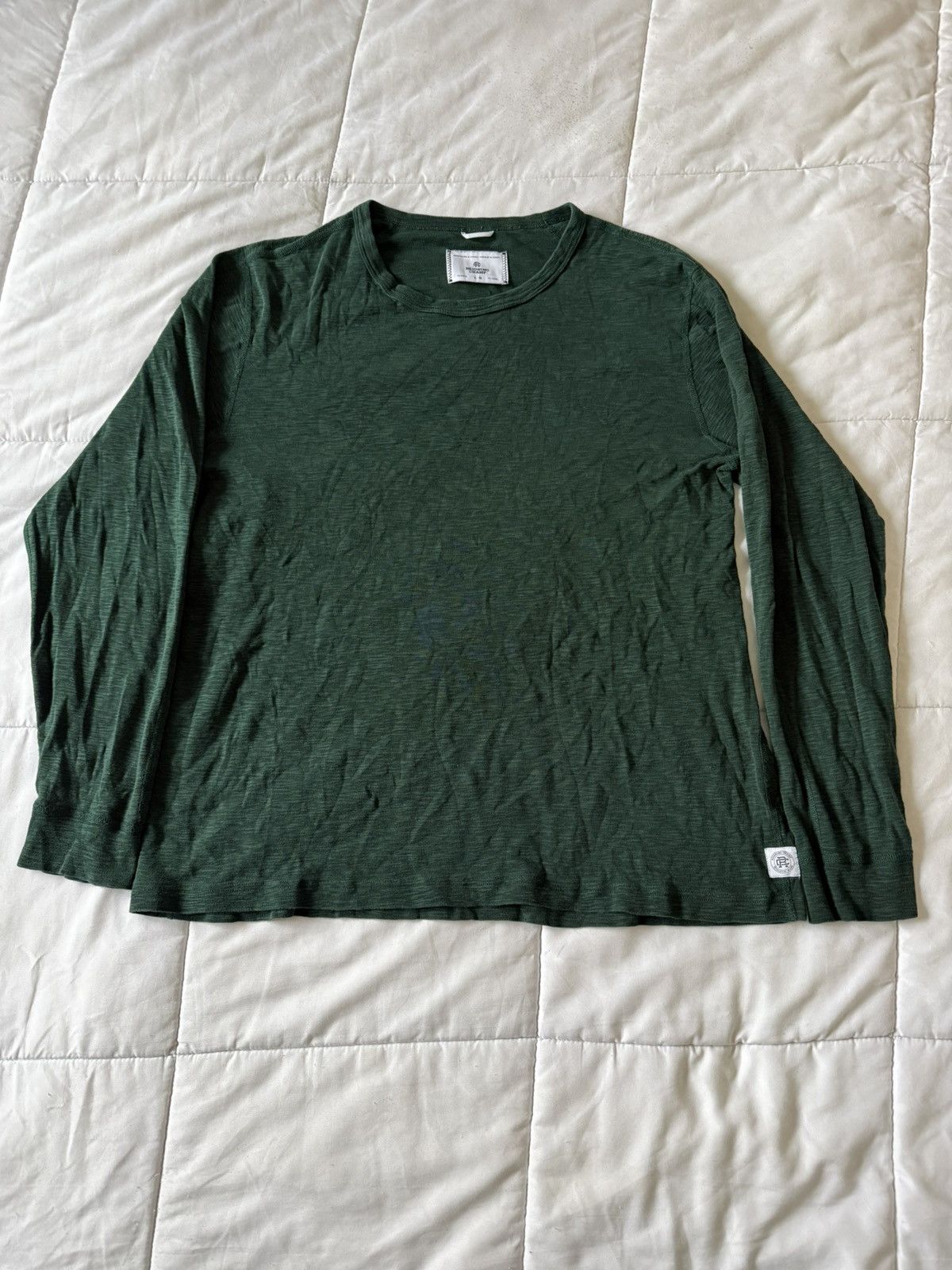 Reigning Champ Reigning Champ Forest Green Long Sleeve Top Size US L / EU 52-54 / 3 - 1 Thumbnail