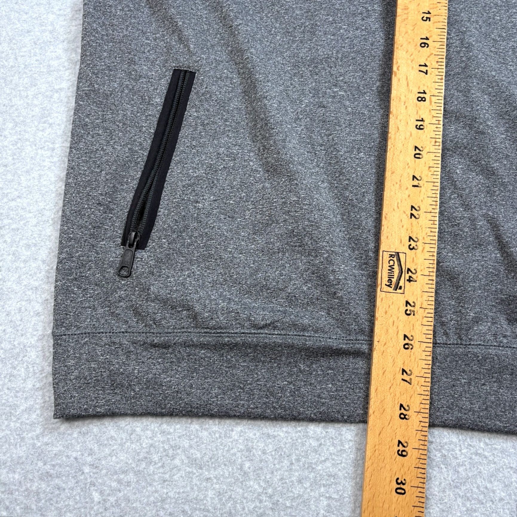 Vintage Universal Studios Hollywood Men XL Gray Quarter Zip Lightweight Pullover Sweatshirt Size US XL / EU 56 / 4 - 6 Thumbnail