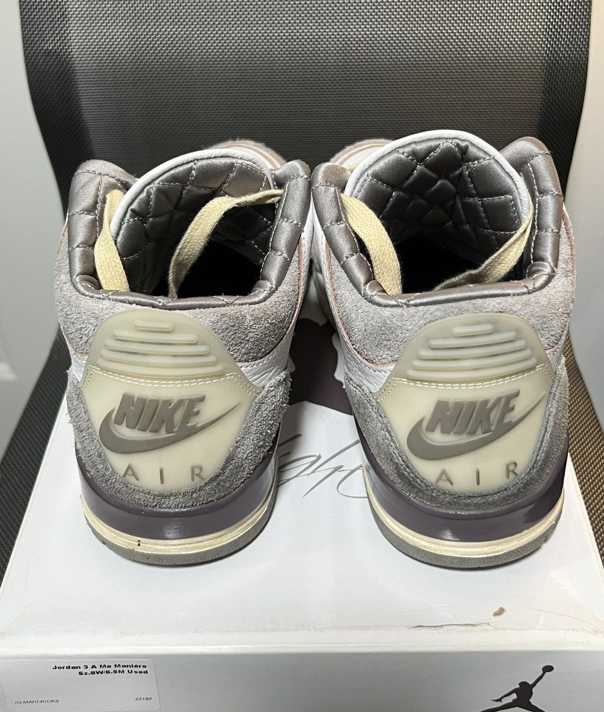 Jordan Brand Air Jordan 3 x A Ma Maniere Size US 6.5 / EU 39-40 - 4 Thumbnail