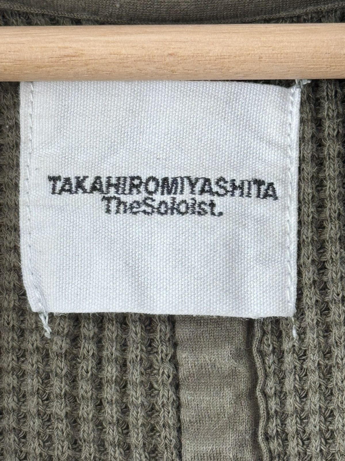 Takahiromiyashita The Soloist. Green Waffle Hoodie Size US XL / EU 56 / 4 - 5 Thumbnail