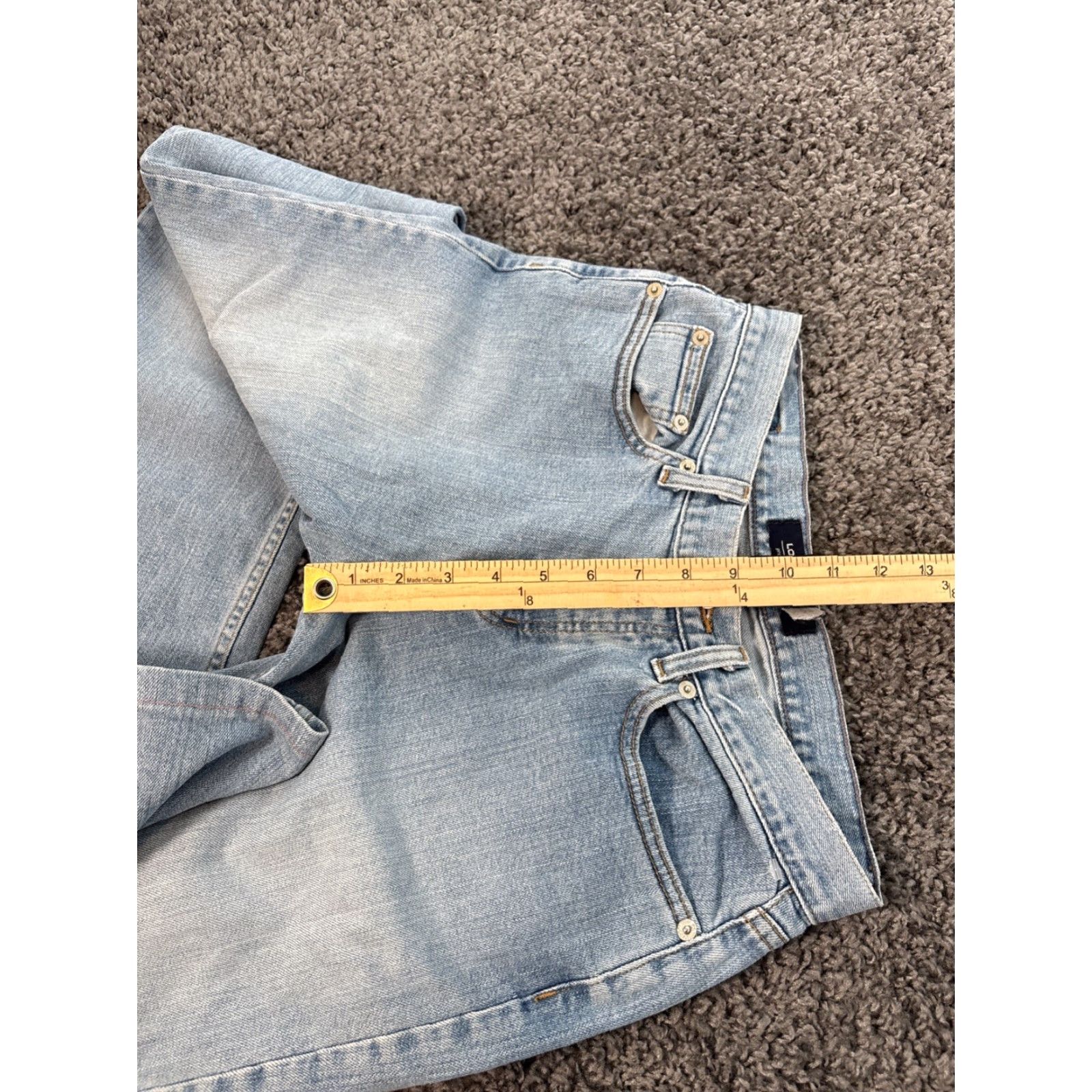 Vintage VINTAGE London Jeans Flare Jeans Womens 28x30 Button Fly Mid Rise Light Wash 90s Size 27" / US 4 / IT 40 - 5 Thumbnail