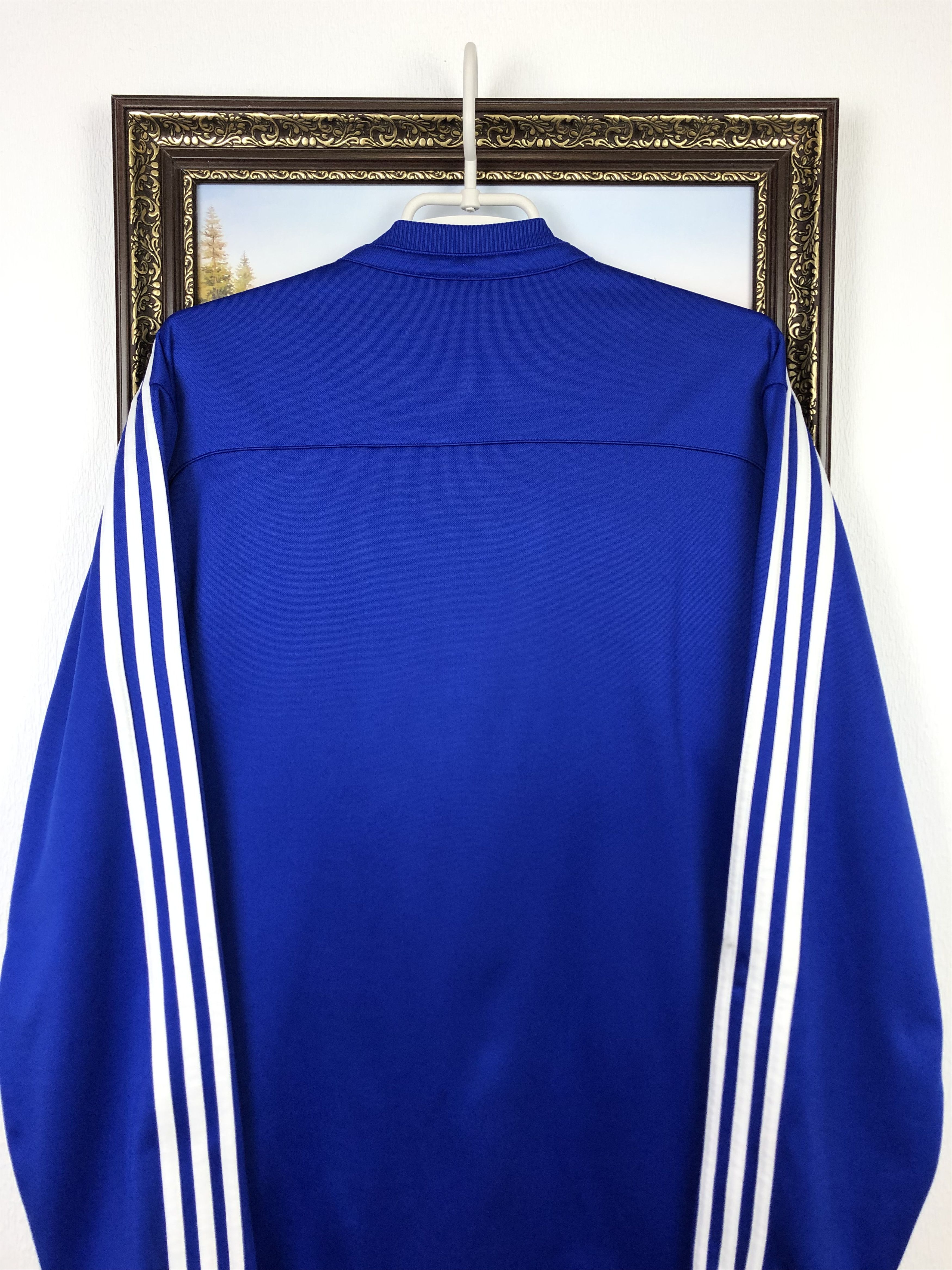Adidas Adidas Chelsea Football Jacket Soccer Track Top Blue Mens Size US XL / EU 56 / 4 - 8 Thumbnail