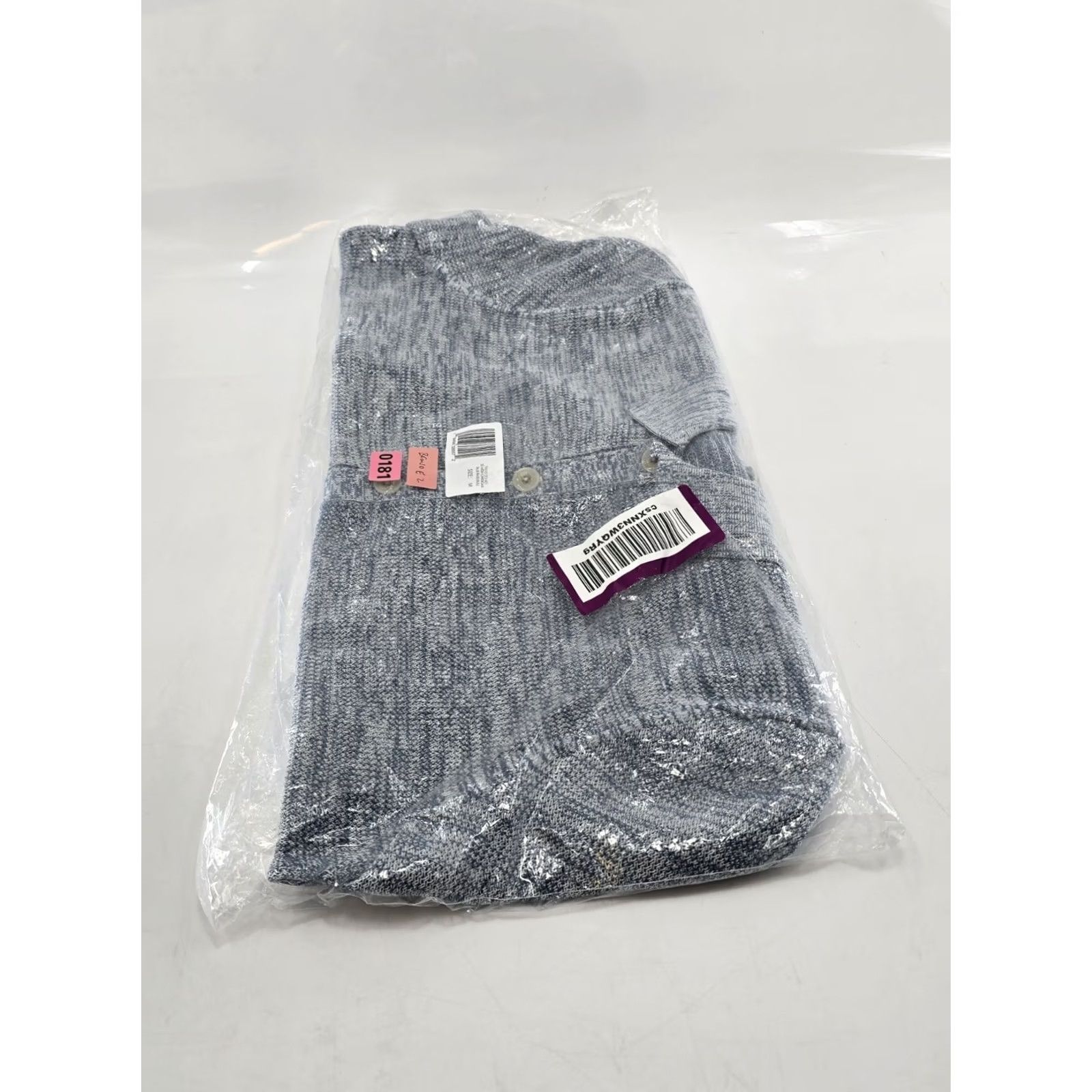 Club Monaco Cardigan Men's M Blue Short Sleeve Mesh, Men's — image 5 of 6