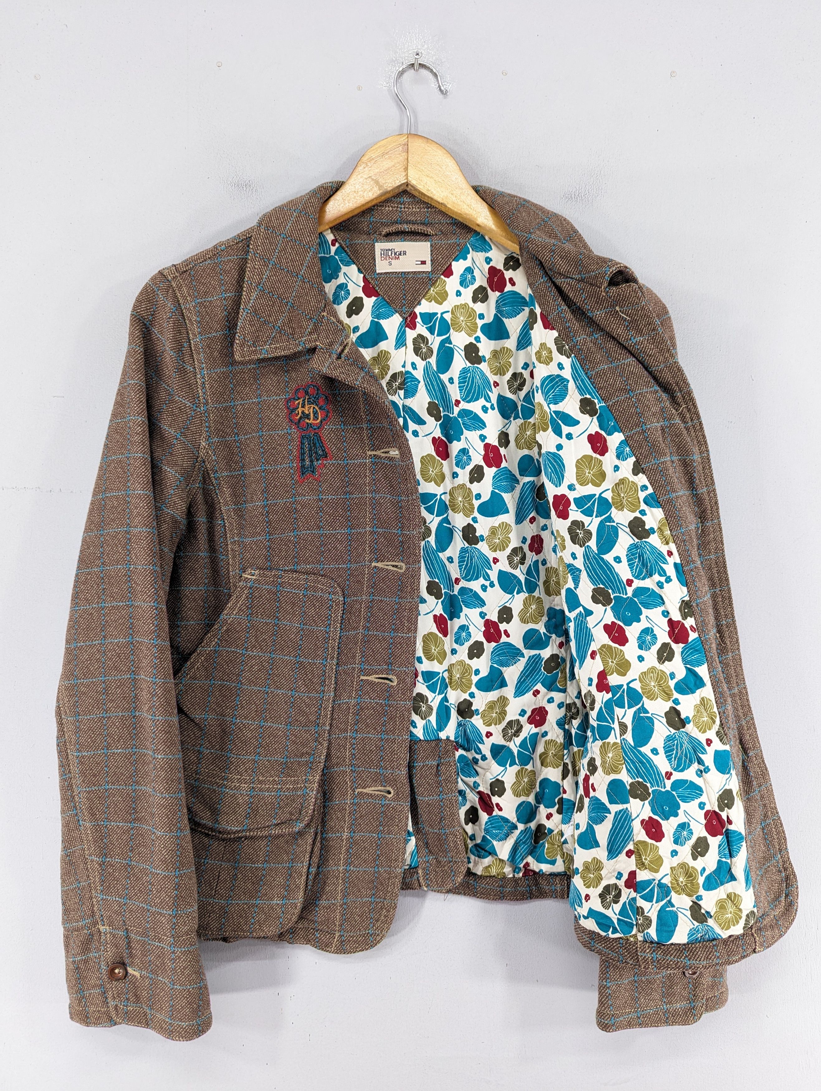 Tommy Hilfiger Tommy Hilfiger Denim Blazer Jacket Brown Size S / US 4 / IT 40 - 9 Thumbnail